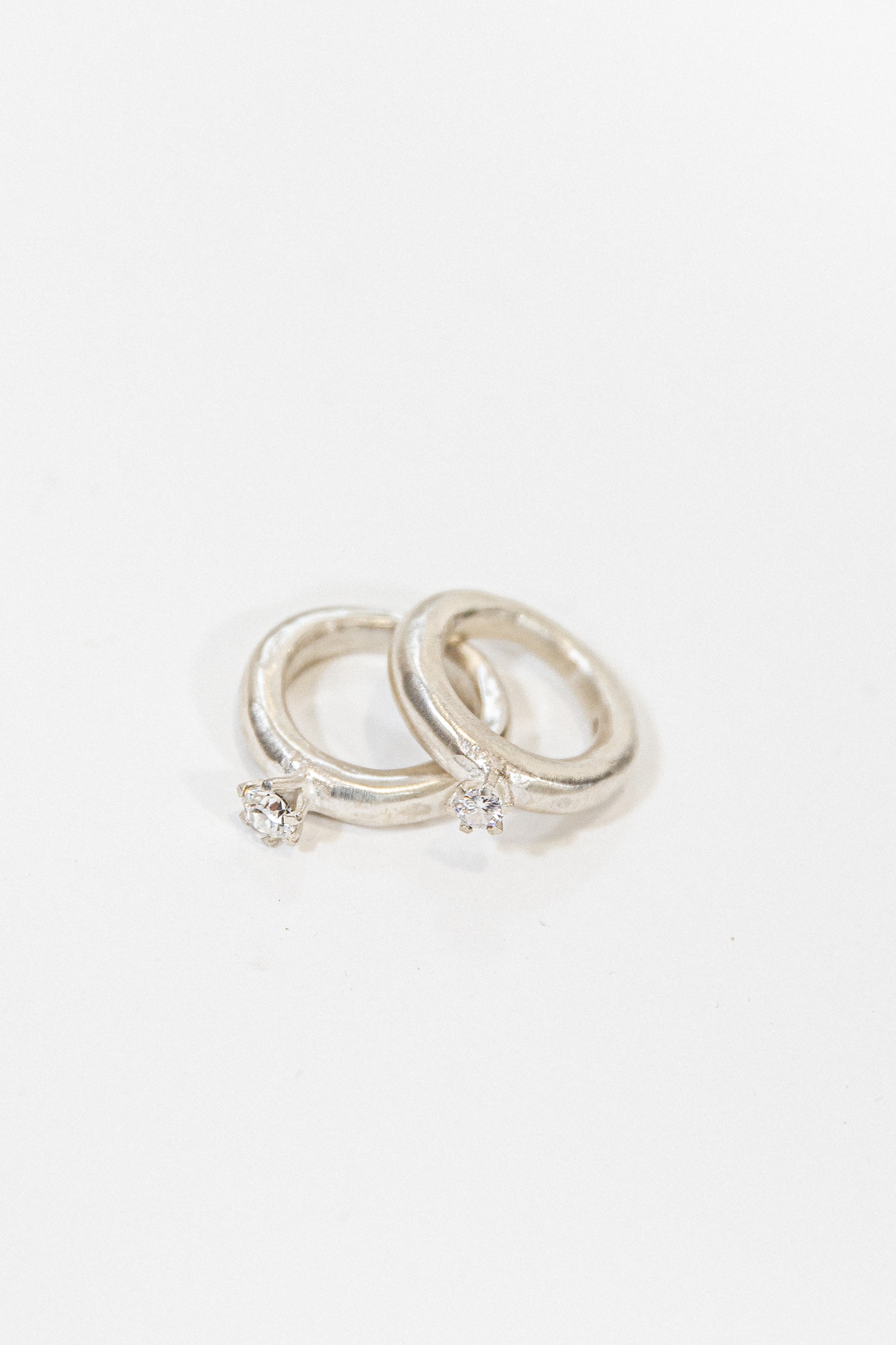 Ewa Jewelry | Signet Ring with Swarovski Crystal | Silver