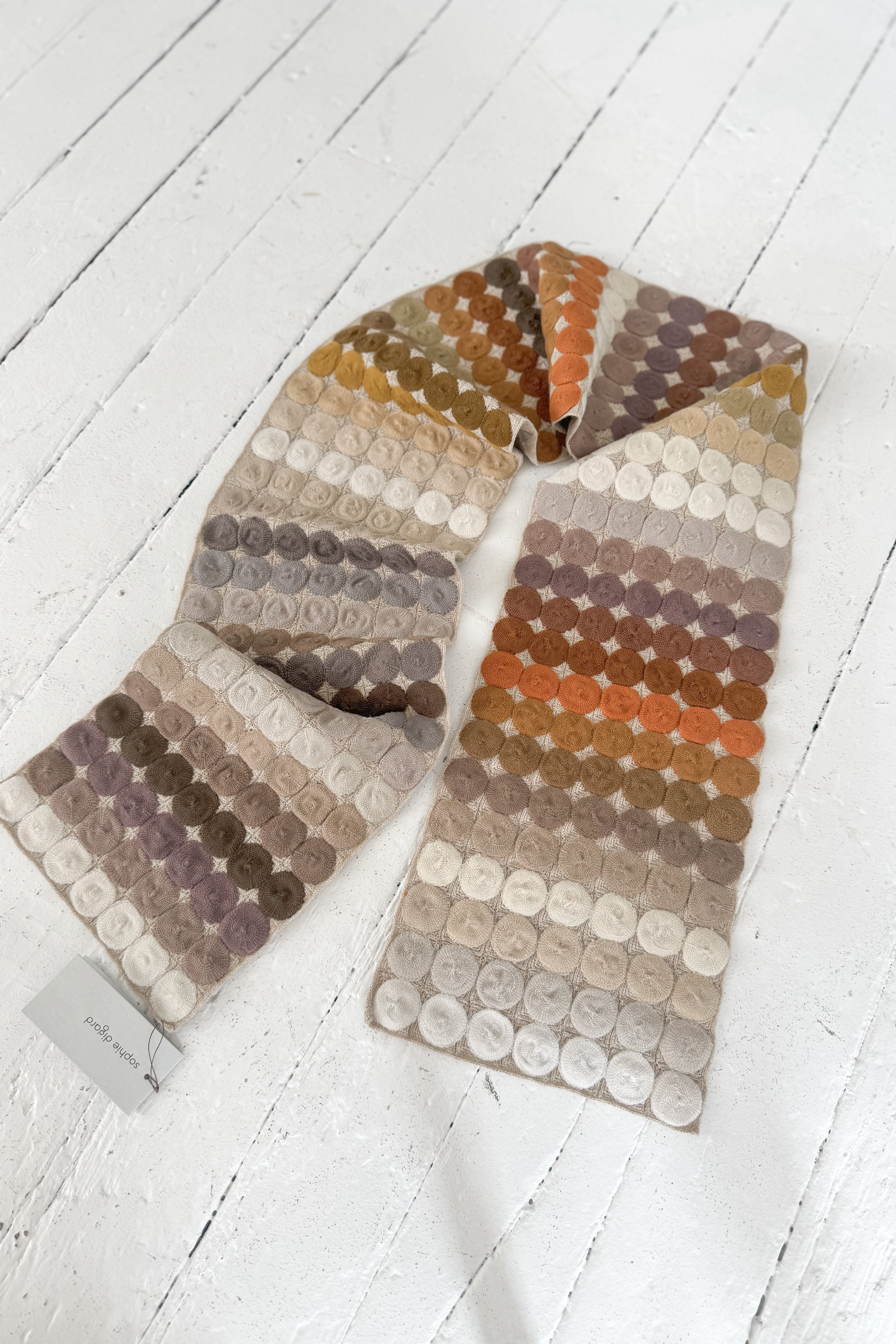 Sophie Digard | Wool Applique Scarf | Sarina