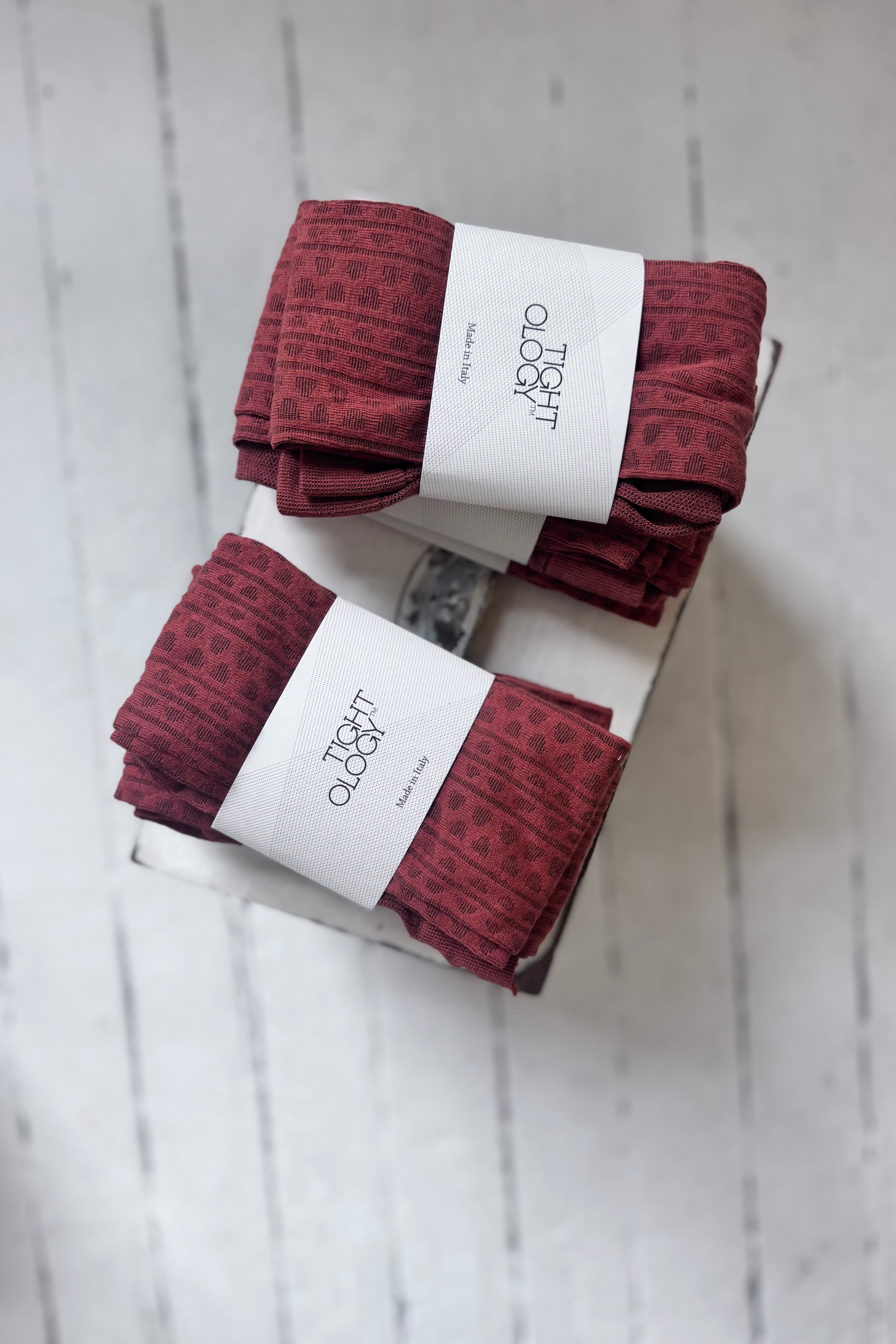 Tightology | Haptic Cotton Tights | Terracotta