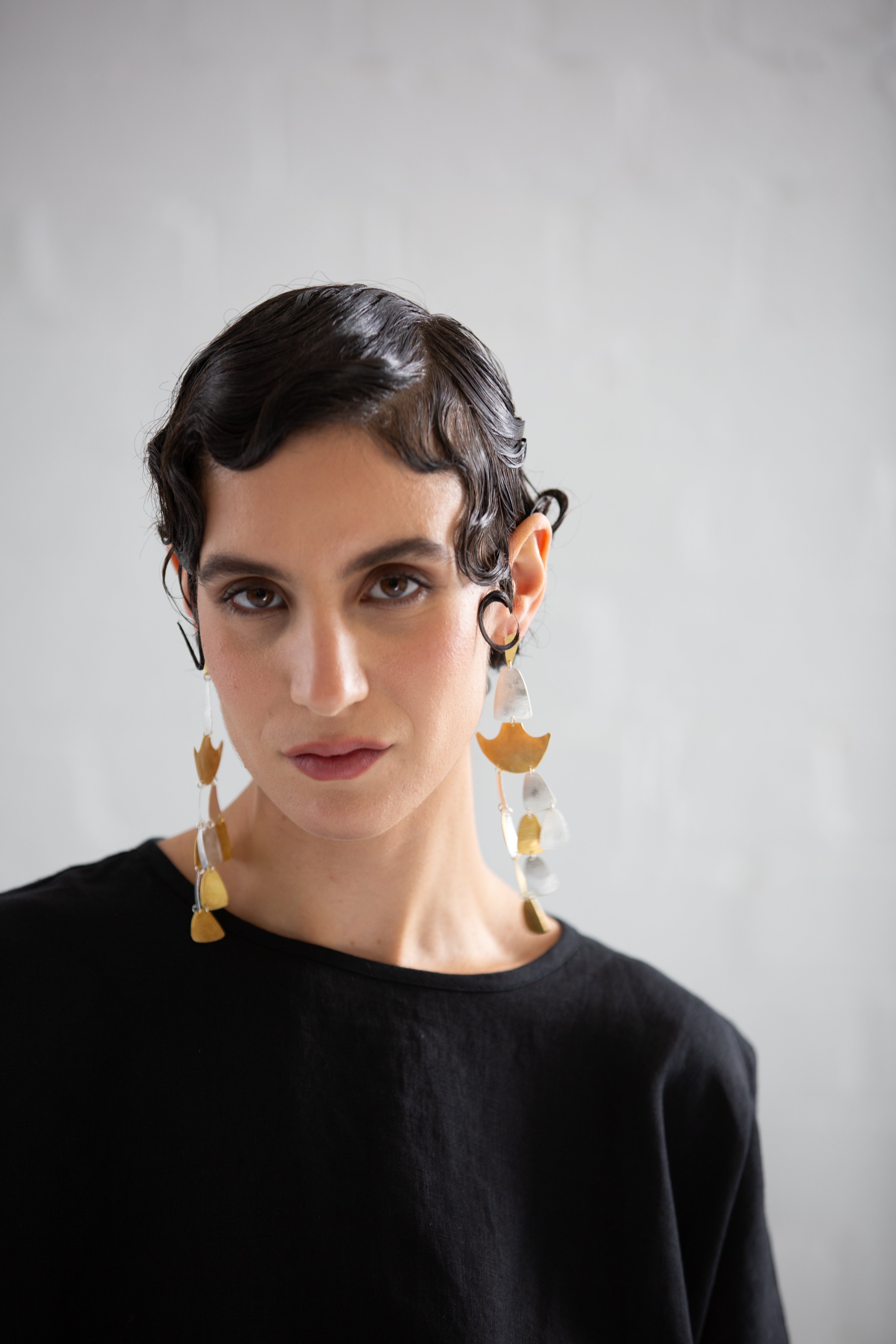 EWA Tribal | Luxe Es' Ala Earrings | Gold