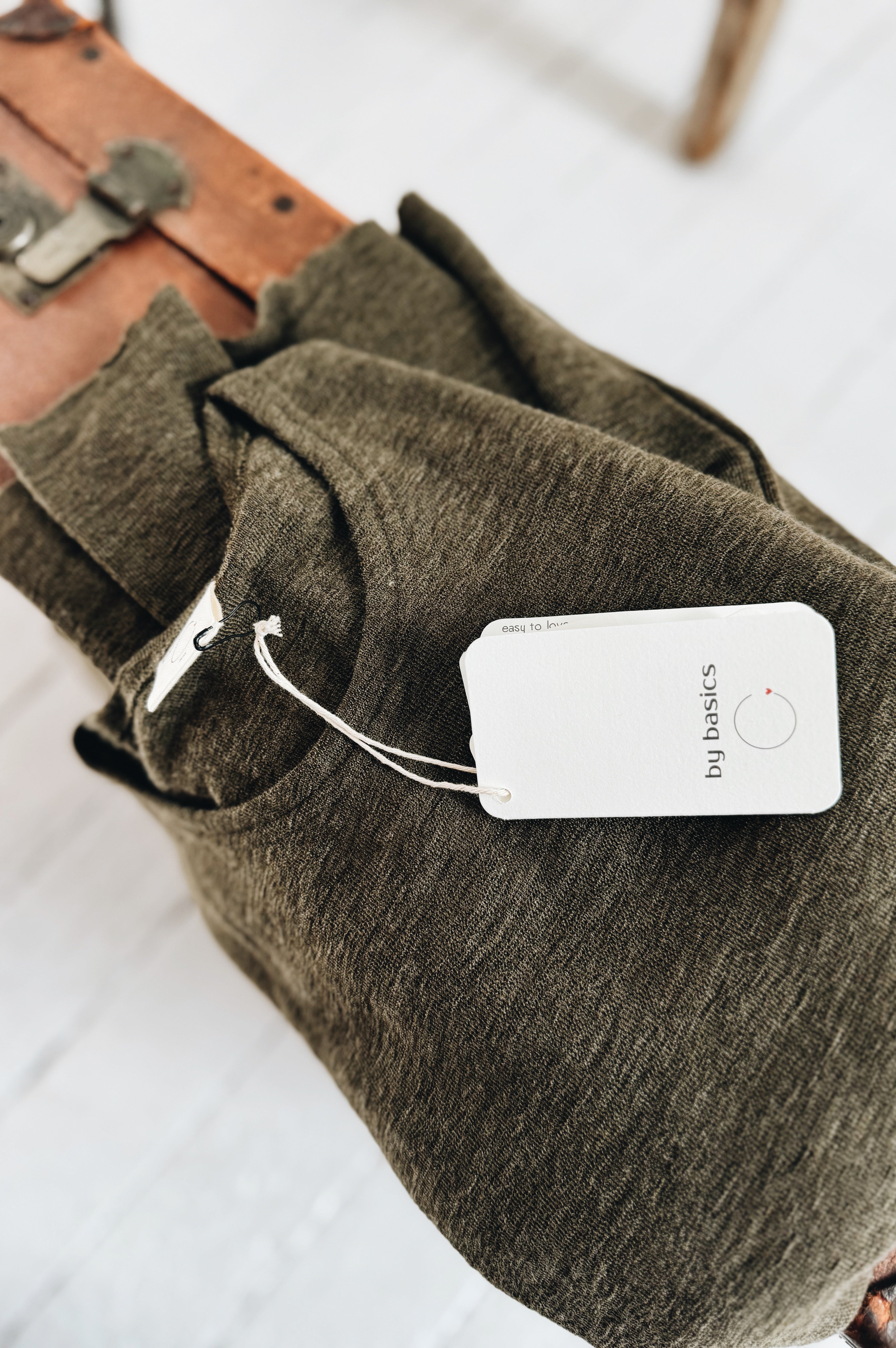 Merino Crew Neck | Capers Melange