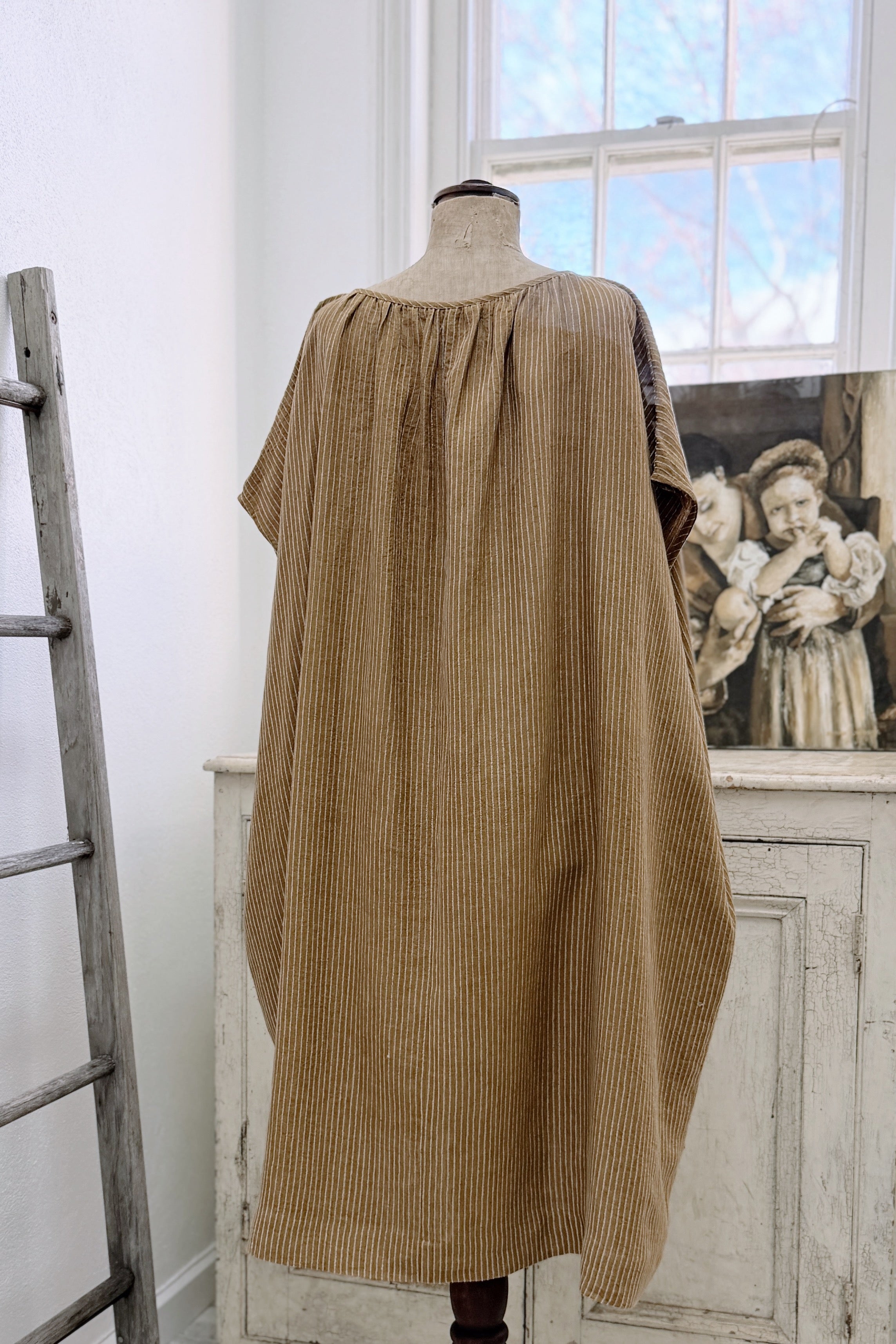 PS | Poppy Dress | Ochre Stripe | S