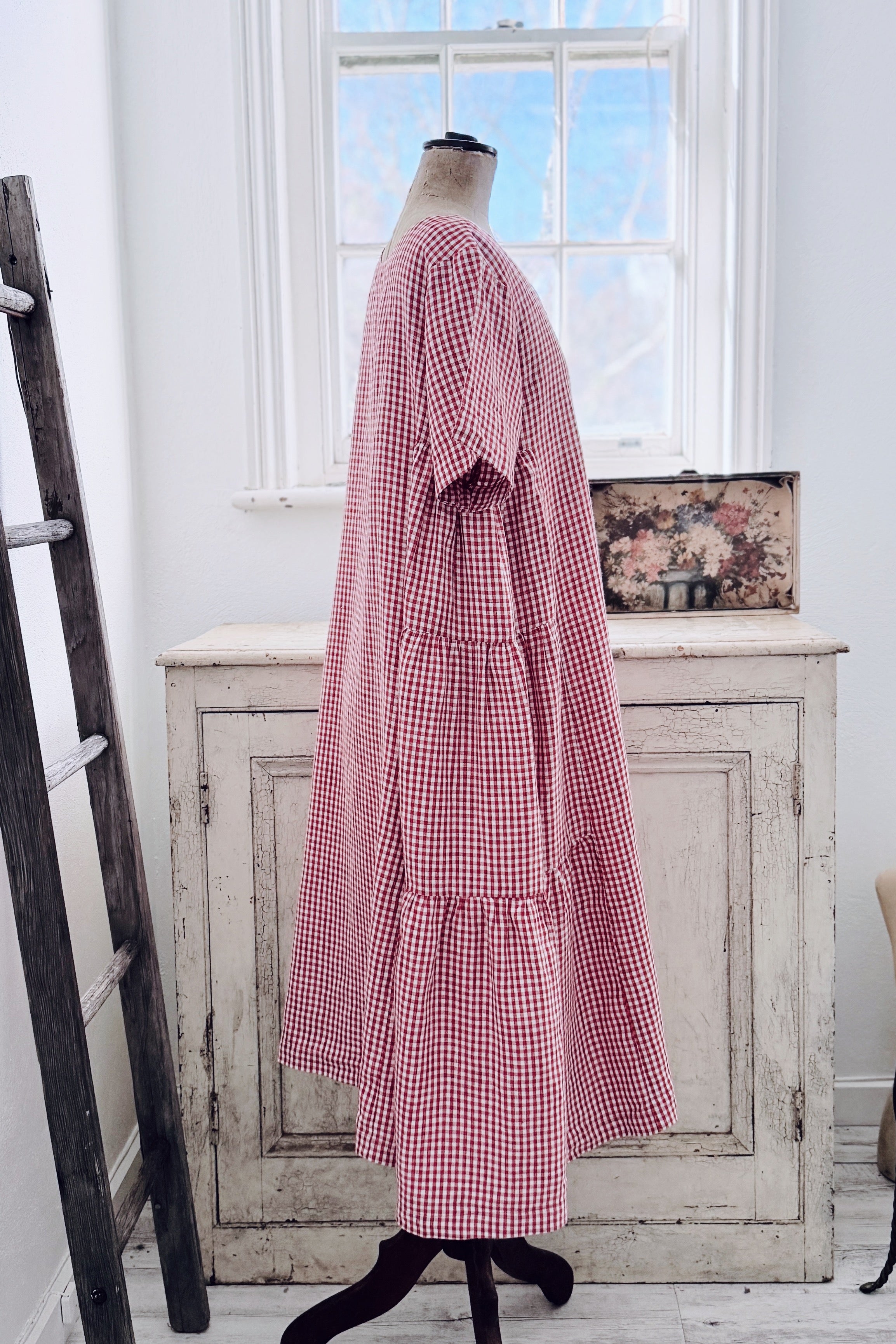 GW | Persephone Dress | Bittersweet Check | S