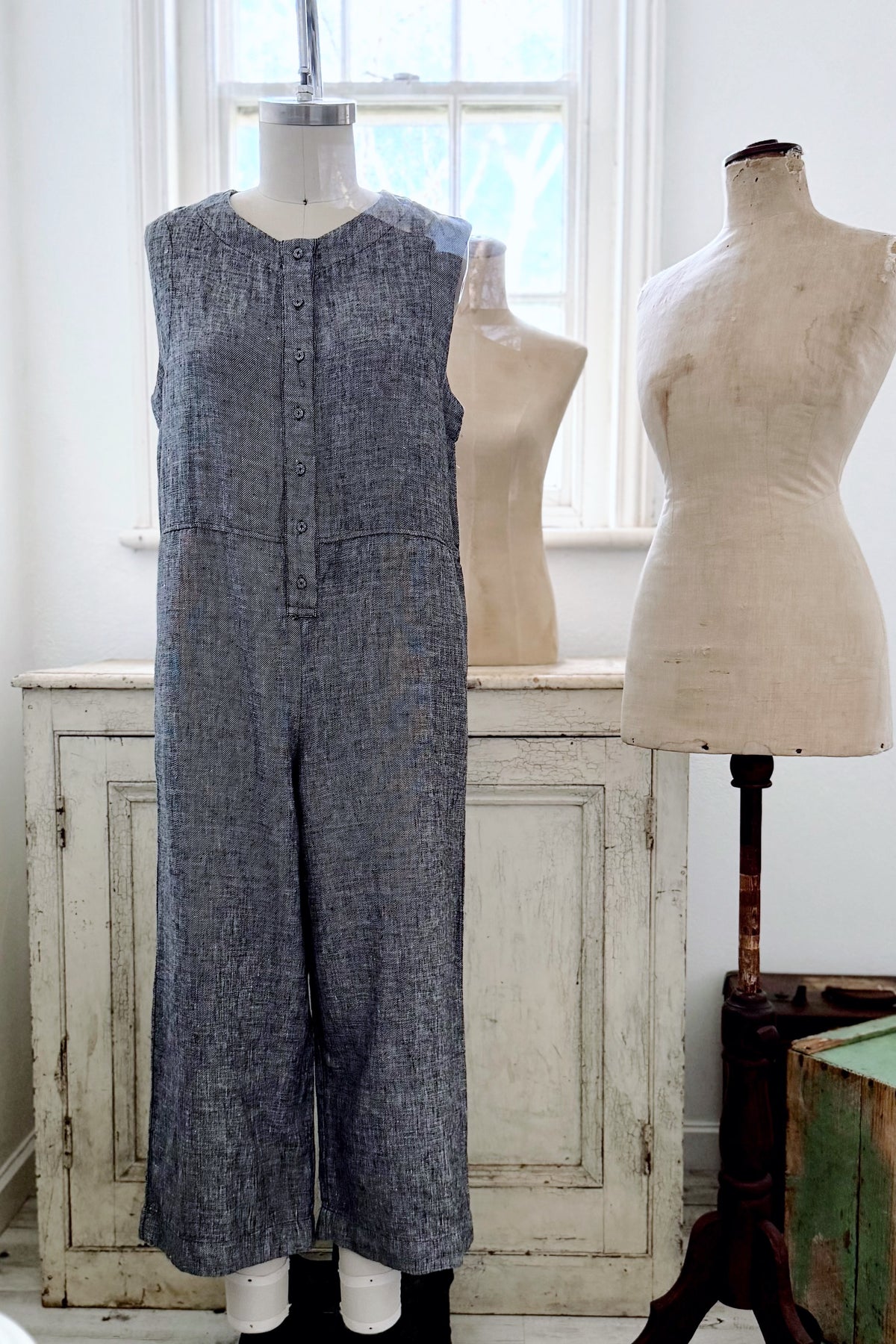 GW | Bethany Jumpsuit | Mottled Black | S