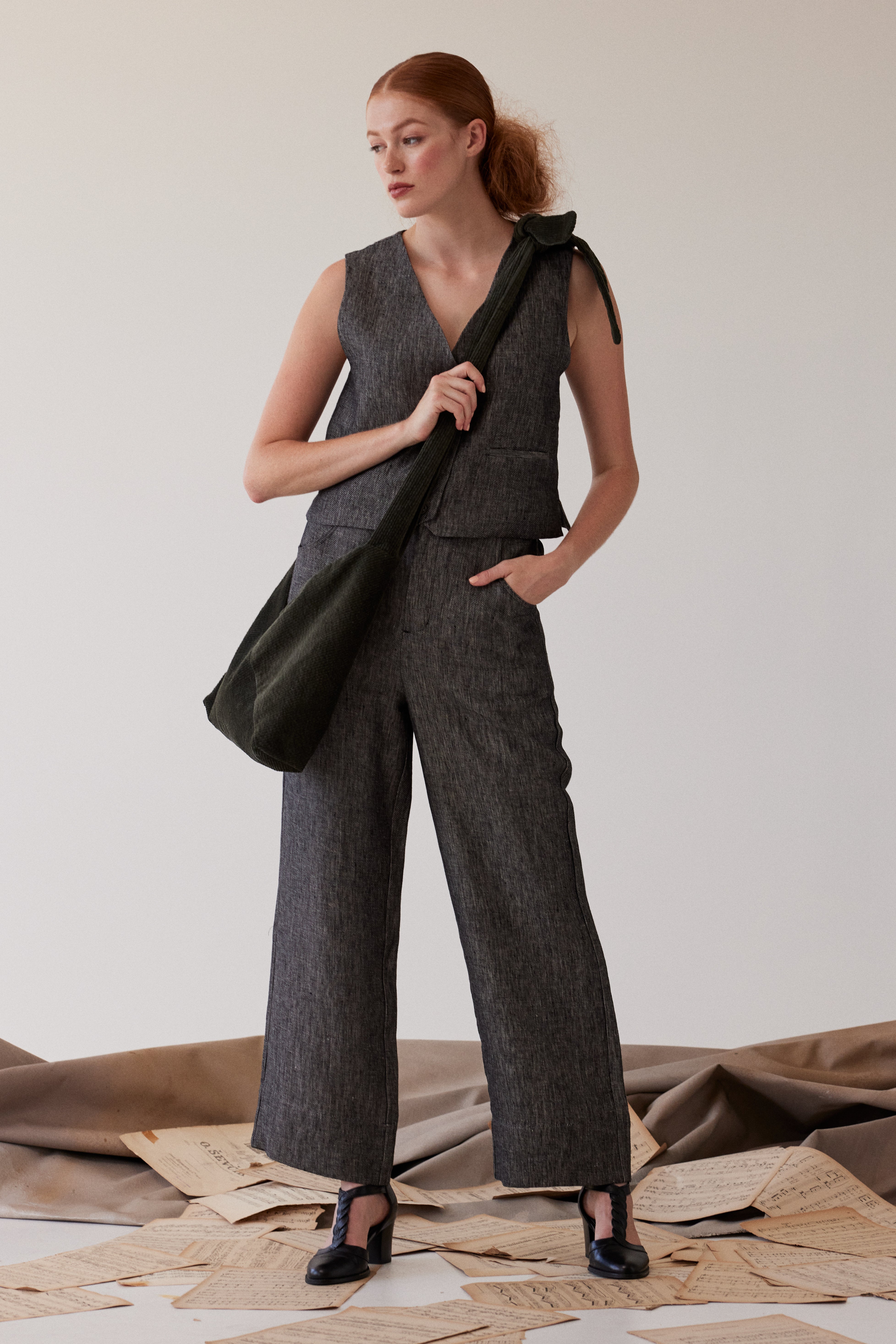 Mini Geo Slouch Bag | Topiary