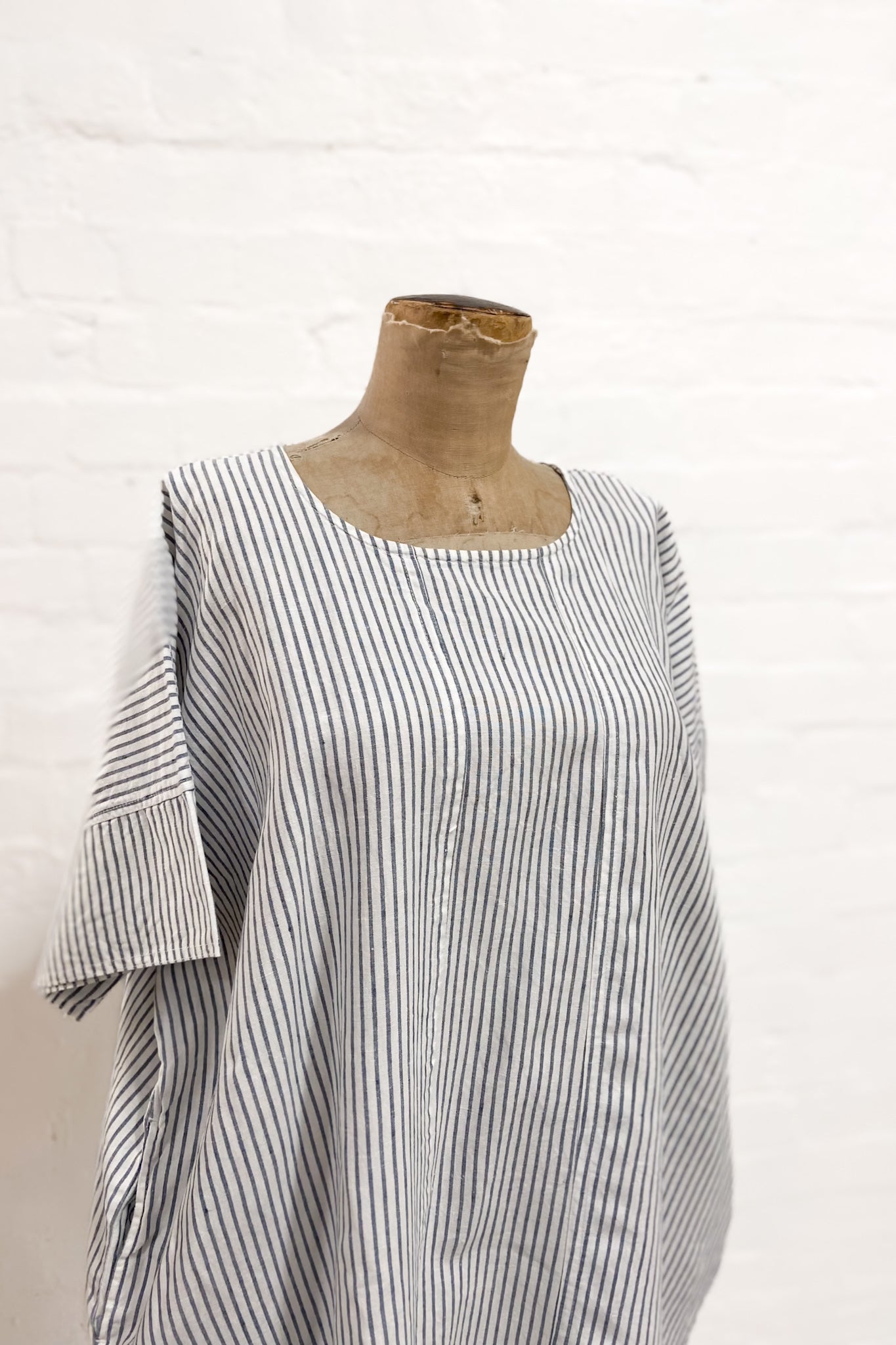 GW | Riley Dress | Bluestone Stripe | XS/S