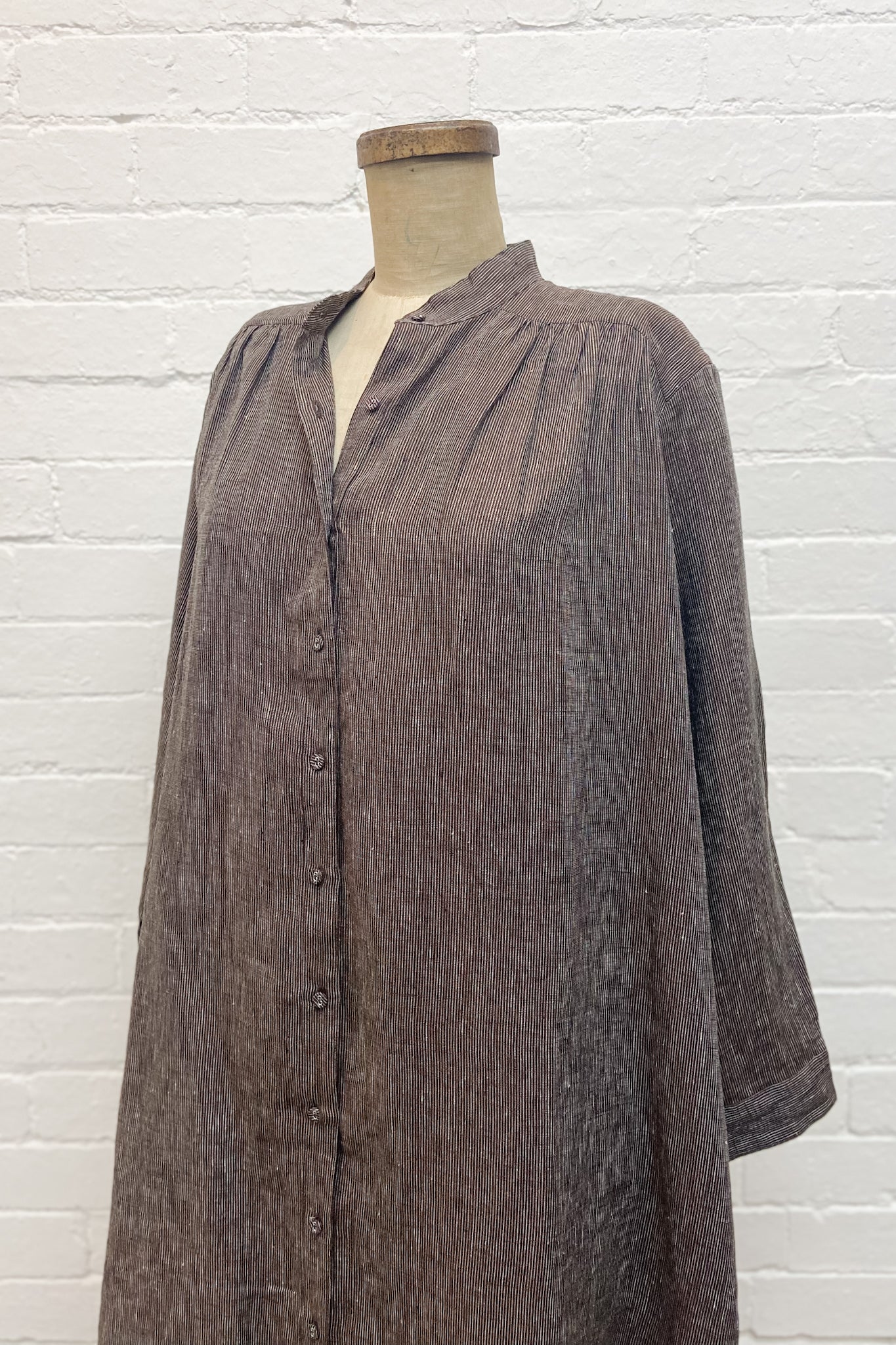 GW | Ophelia Shirt Dress | Truffle | L