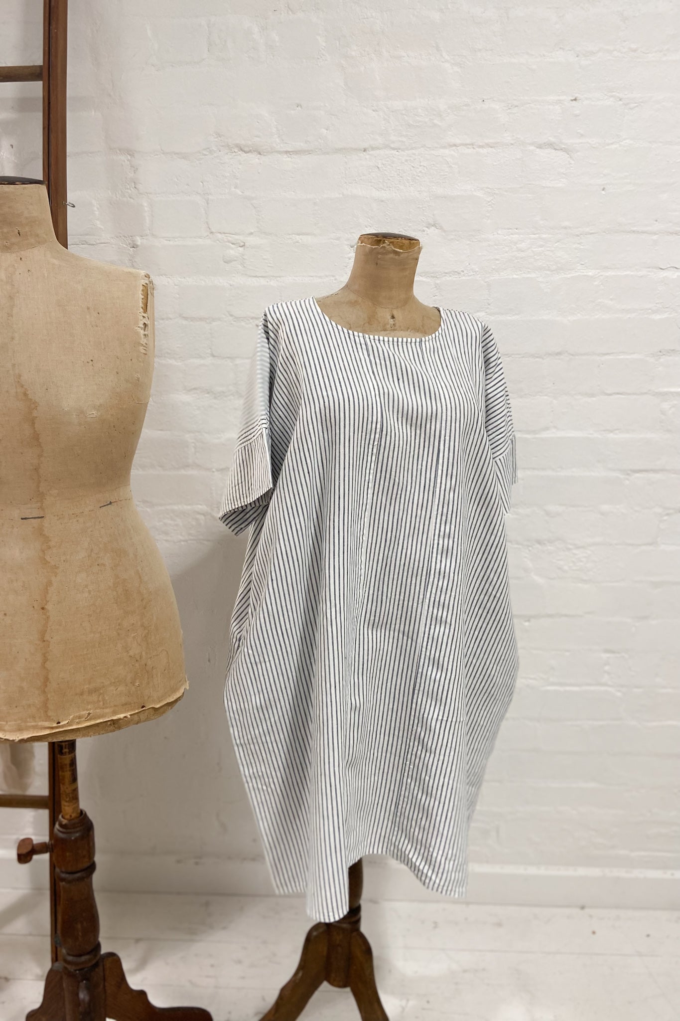 GW | Riley Dress | Bluestone Stripe | XS/S