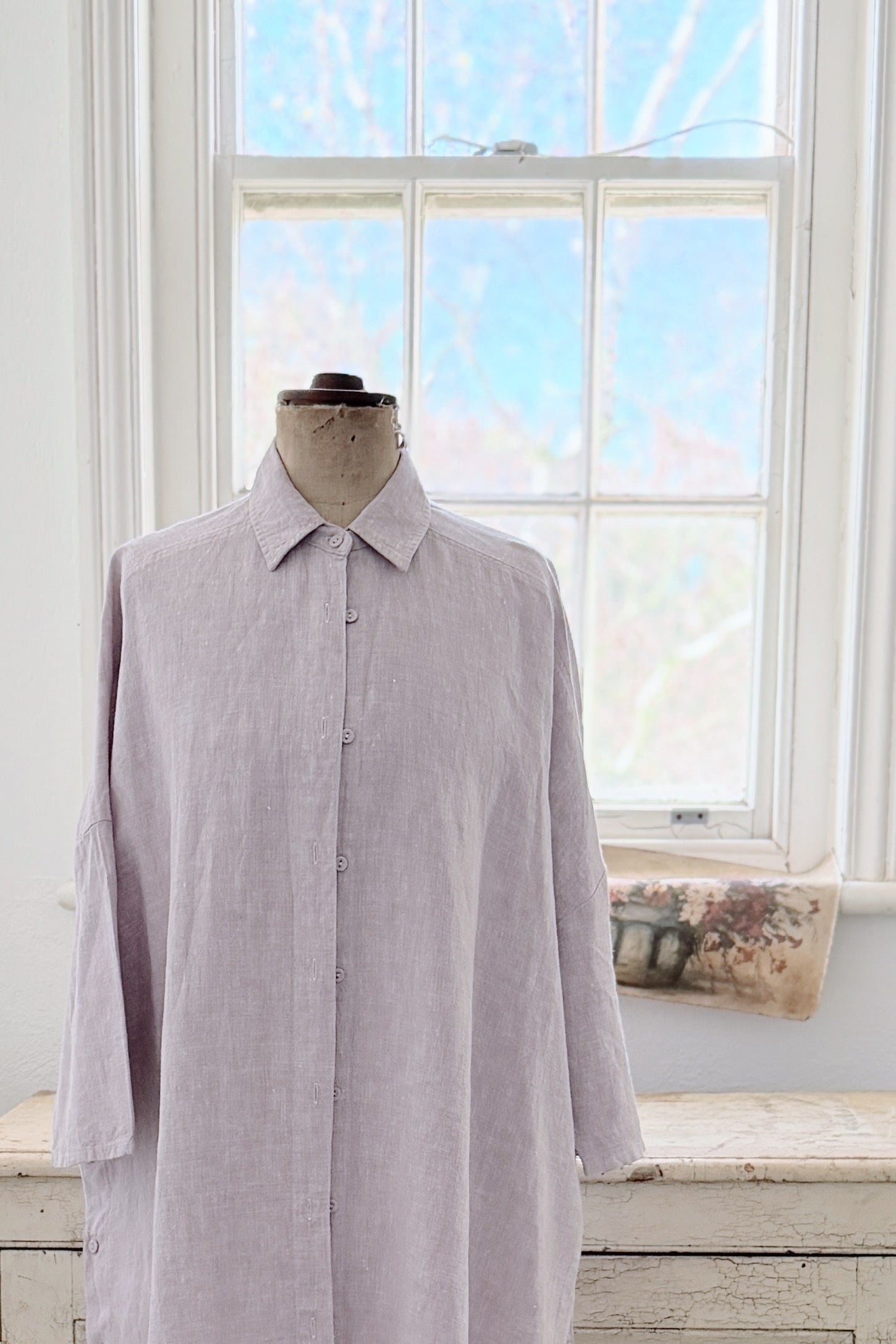 GW | Pippi Shirt Dress | Misty Rose | S