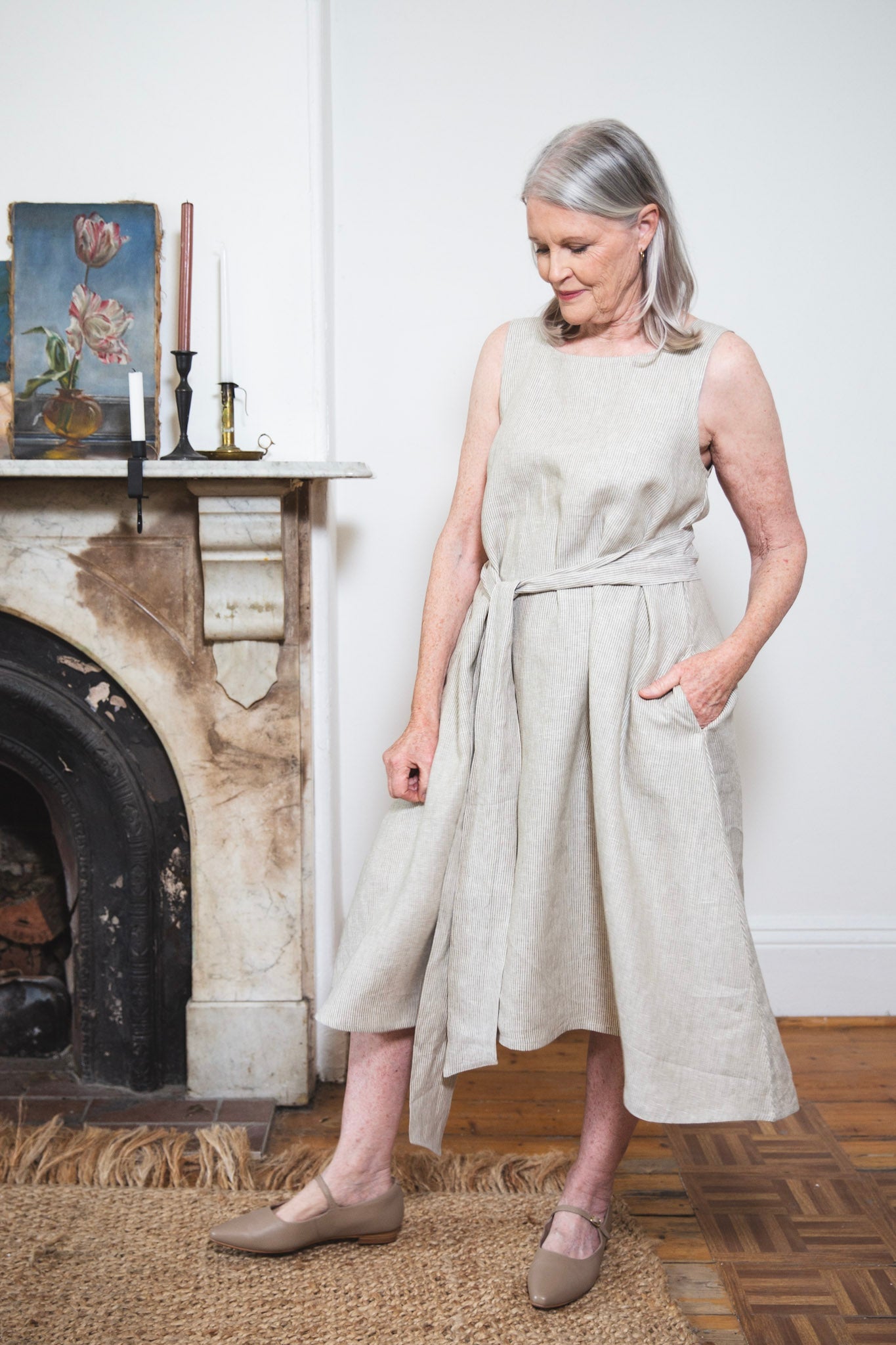 Tie Belt | Acorn Stripe