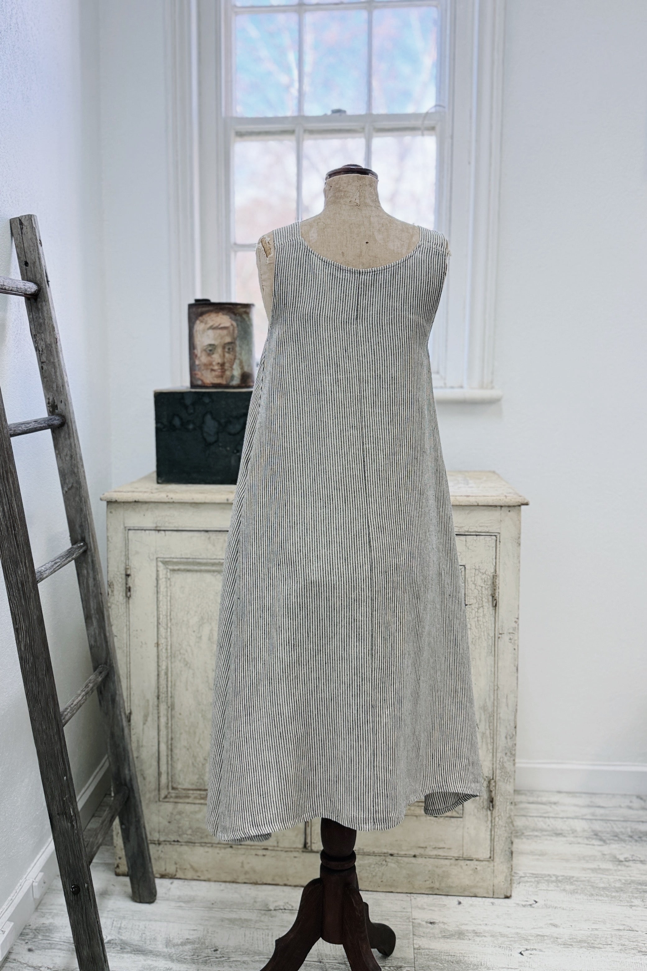 GW | Eliza Dress | Ink Stripe | XS