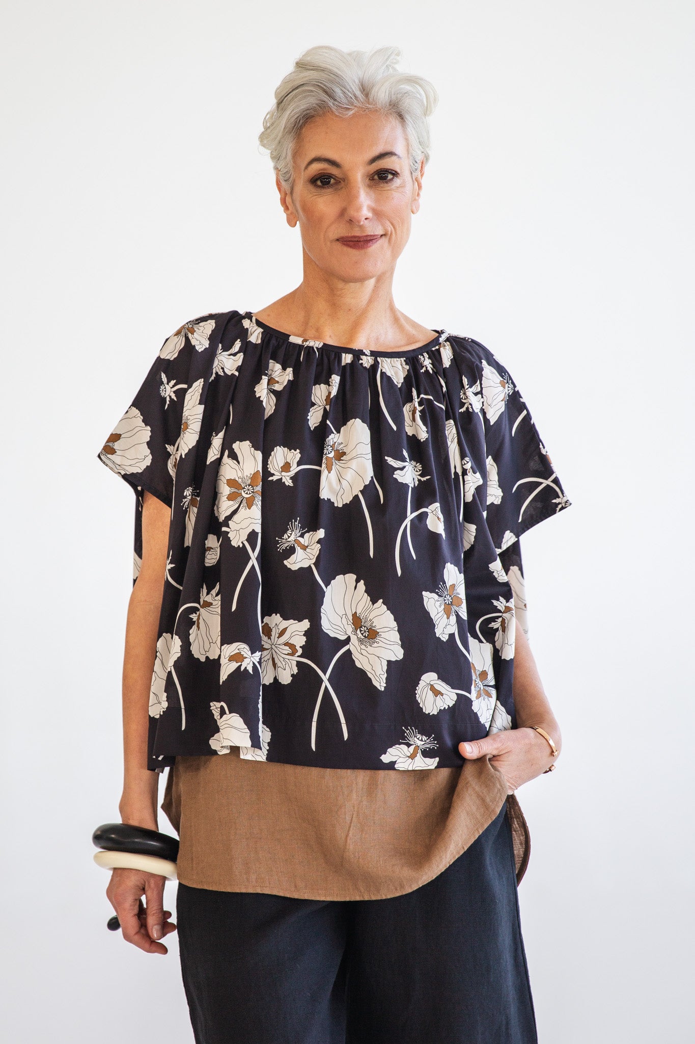 Poppy Top | Fragile Bloom Liberty