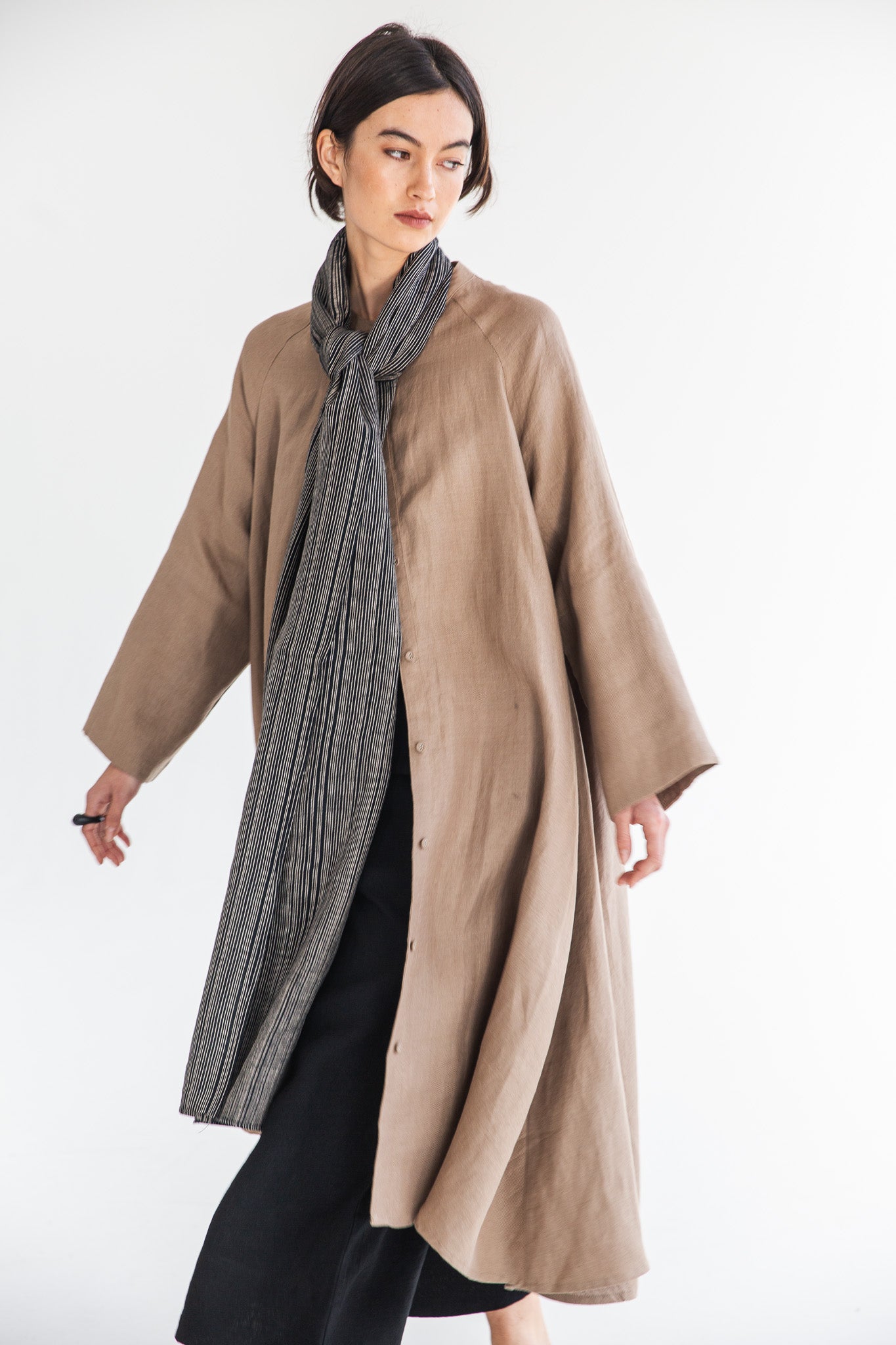 Obi Scarf | Raven Stripe