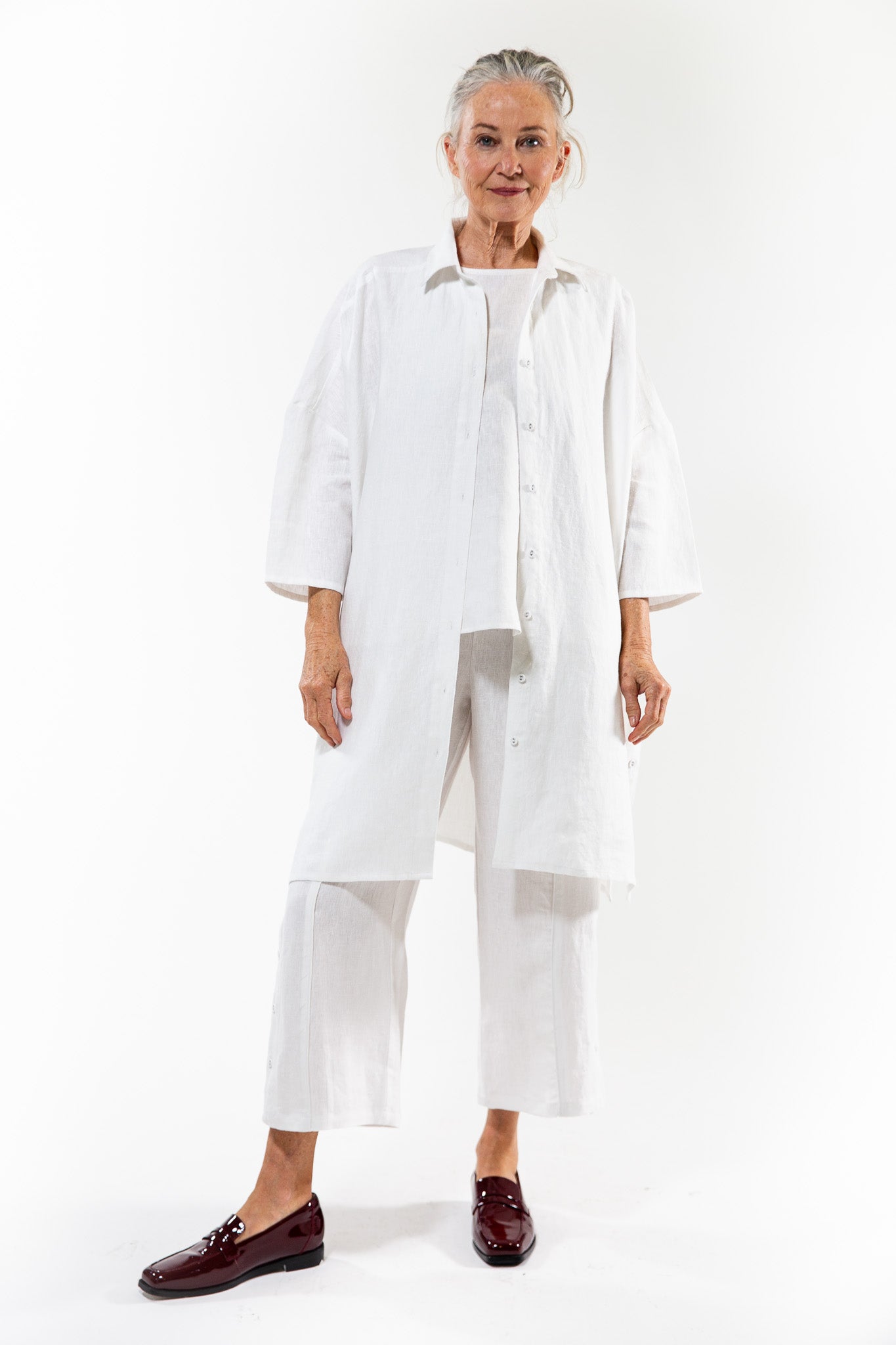 Pippi Shirt Dress | White