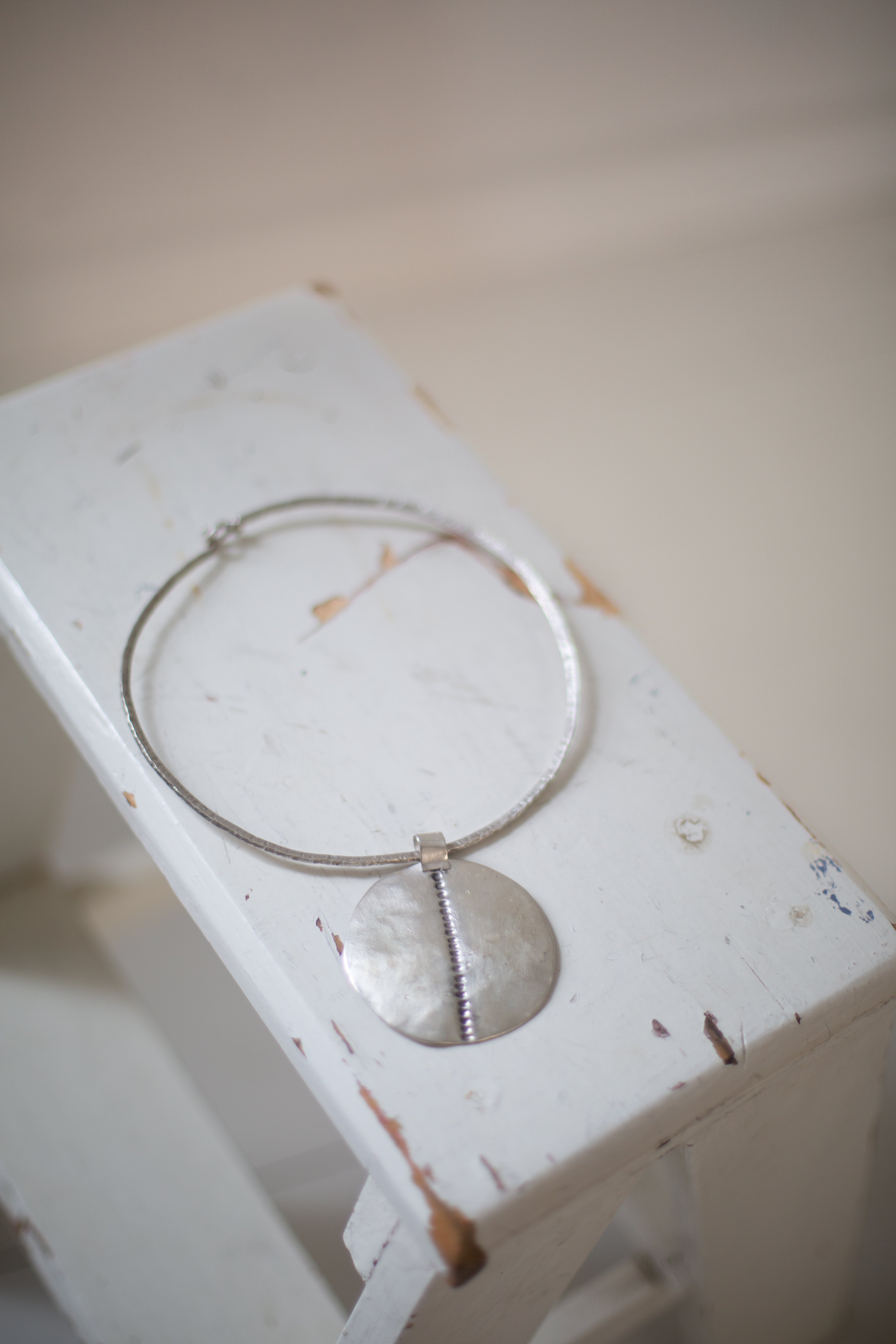 EWA Tribal | Ihu Pendant & Choker | Silver