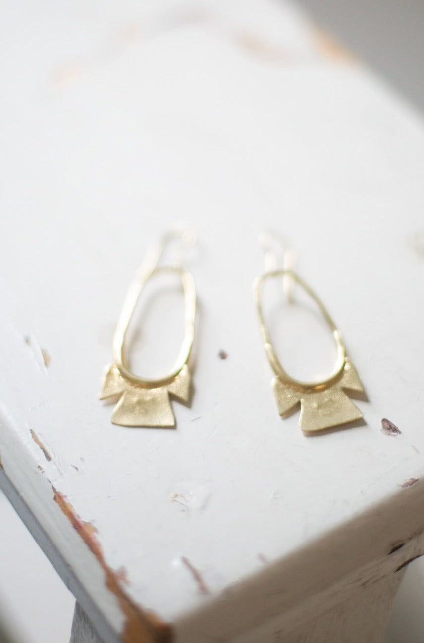 EWA Tribal | Krisa Earrings | Gold