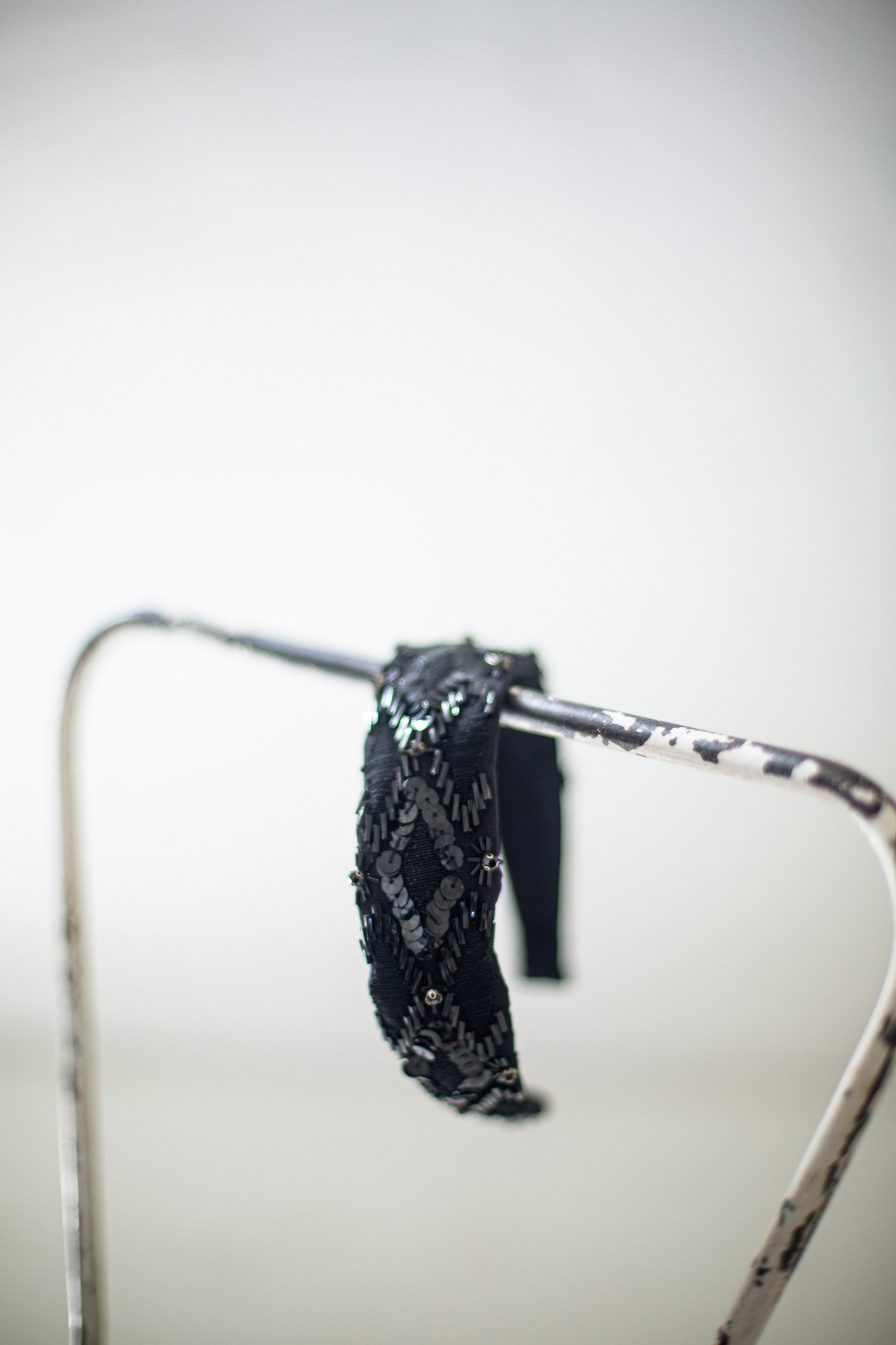 Hard Embroidered Headband | Simone