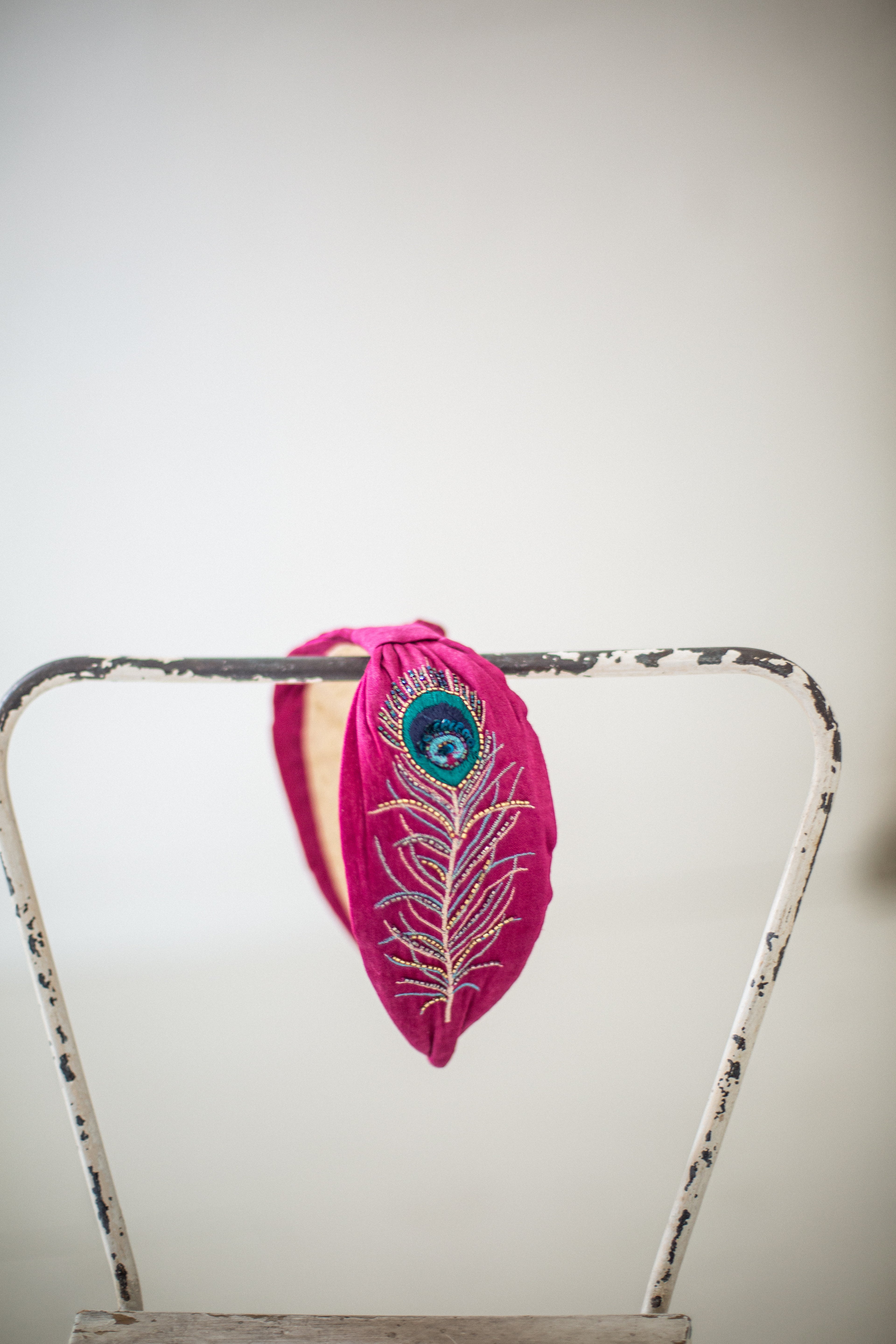 Hard Embroidered Headband | Florence