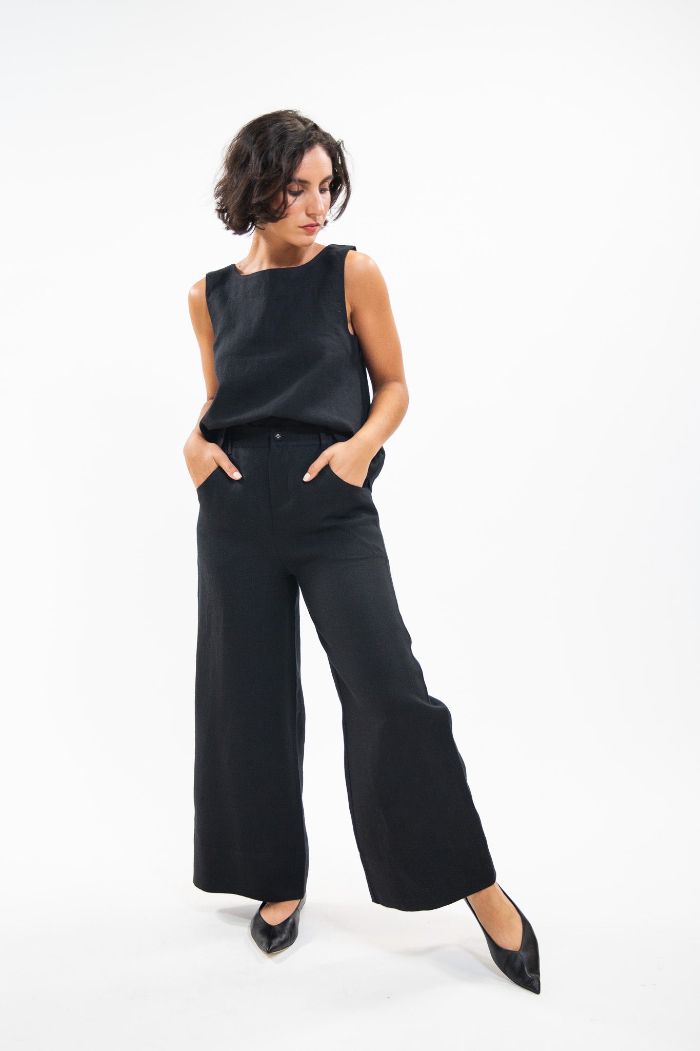 Ellis Shell Top | Black