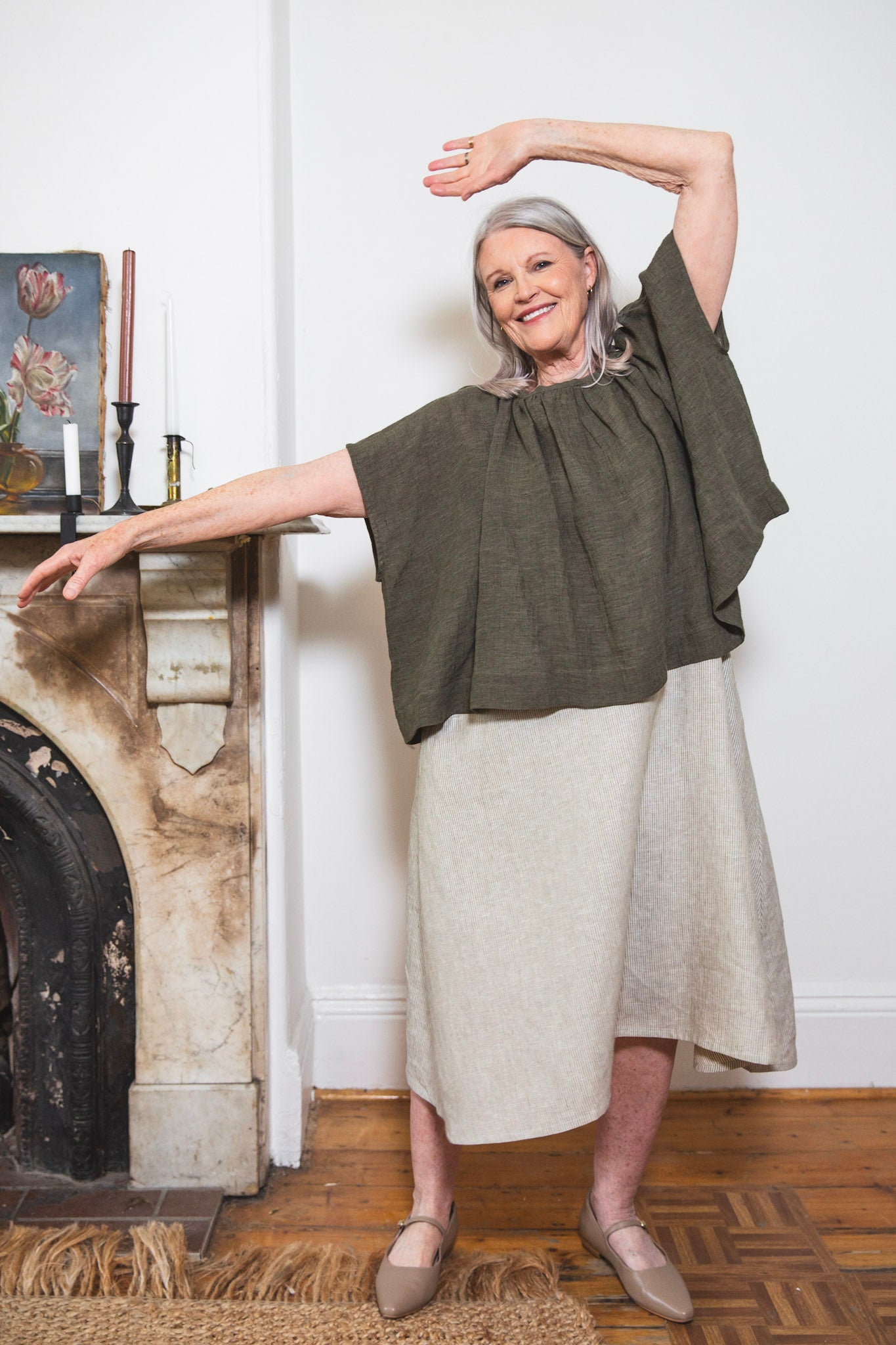 Poppy Top | Burnt Sage