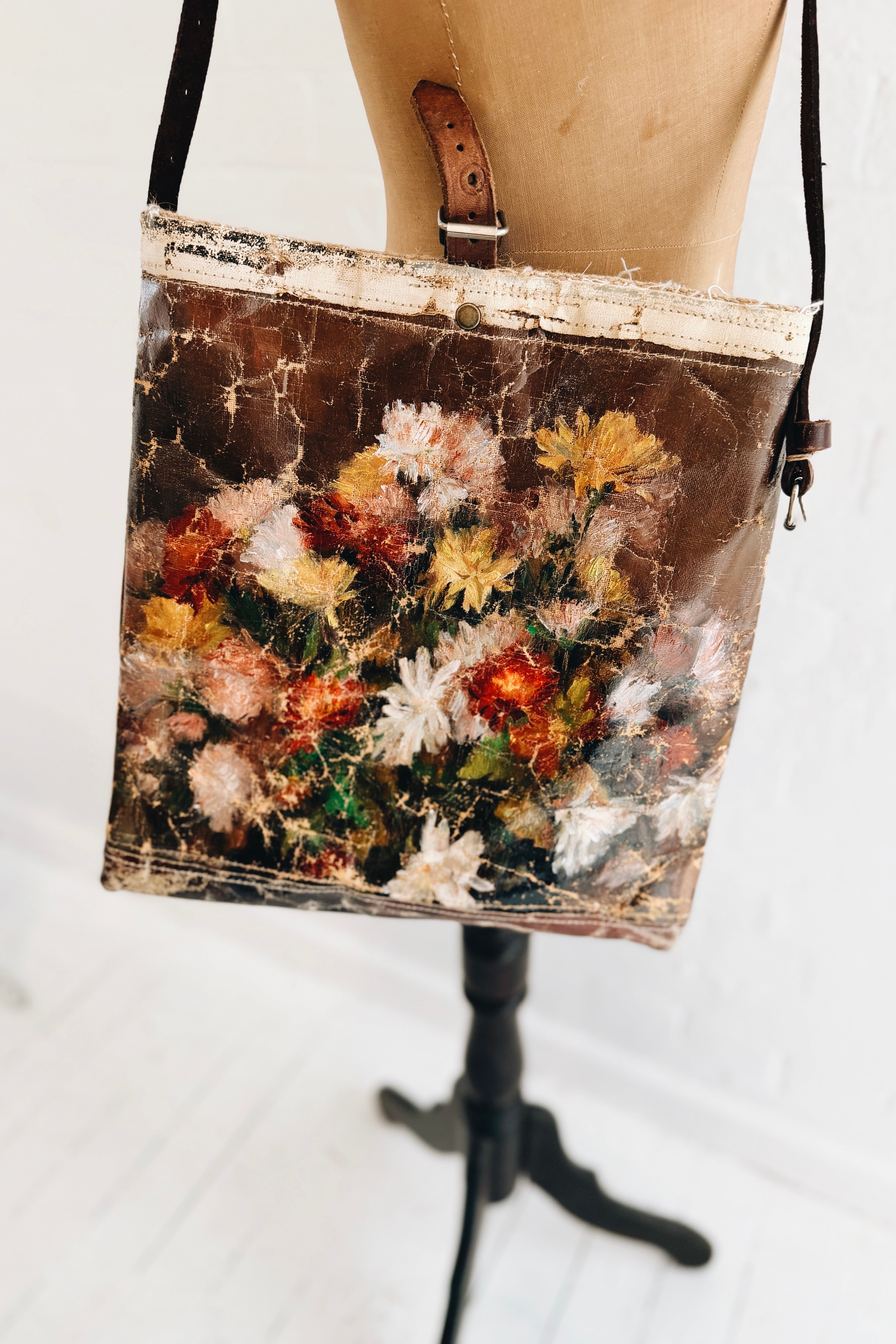 Swarm | Oil Painting Bag | Mixed Blooms