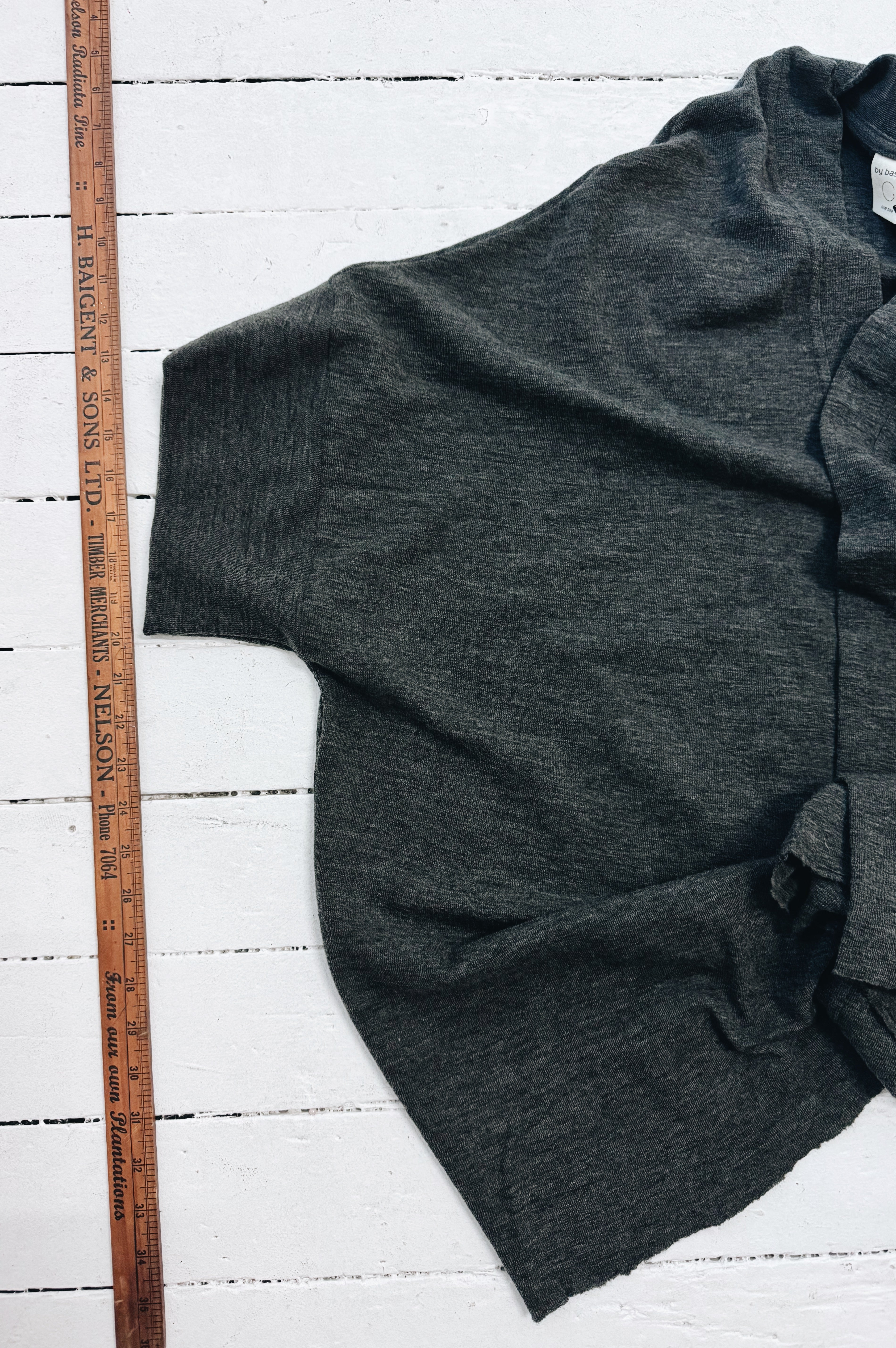 Merino Cardigan | Anthracite Melange