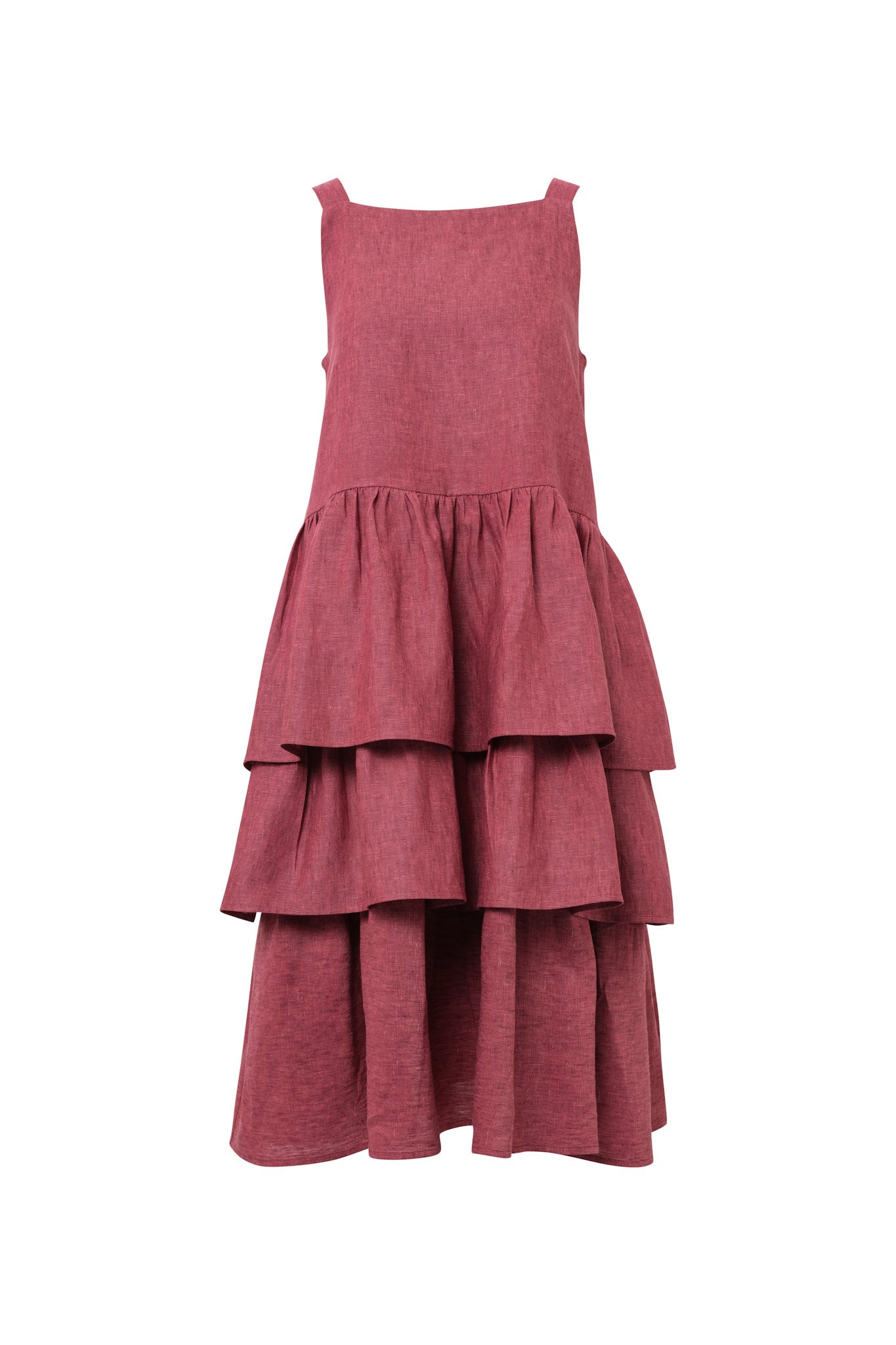 Madeline Ruffle Dress | Peony