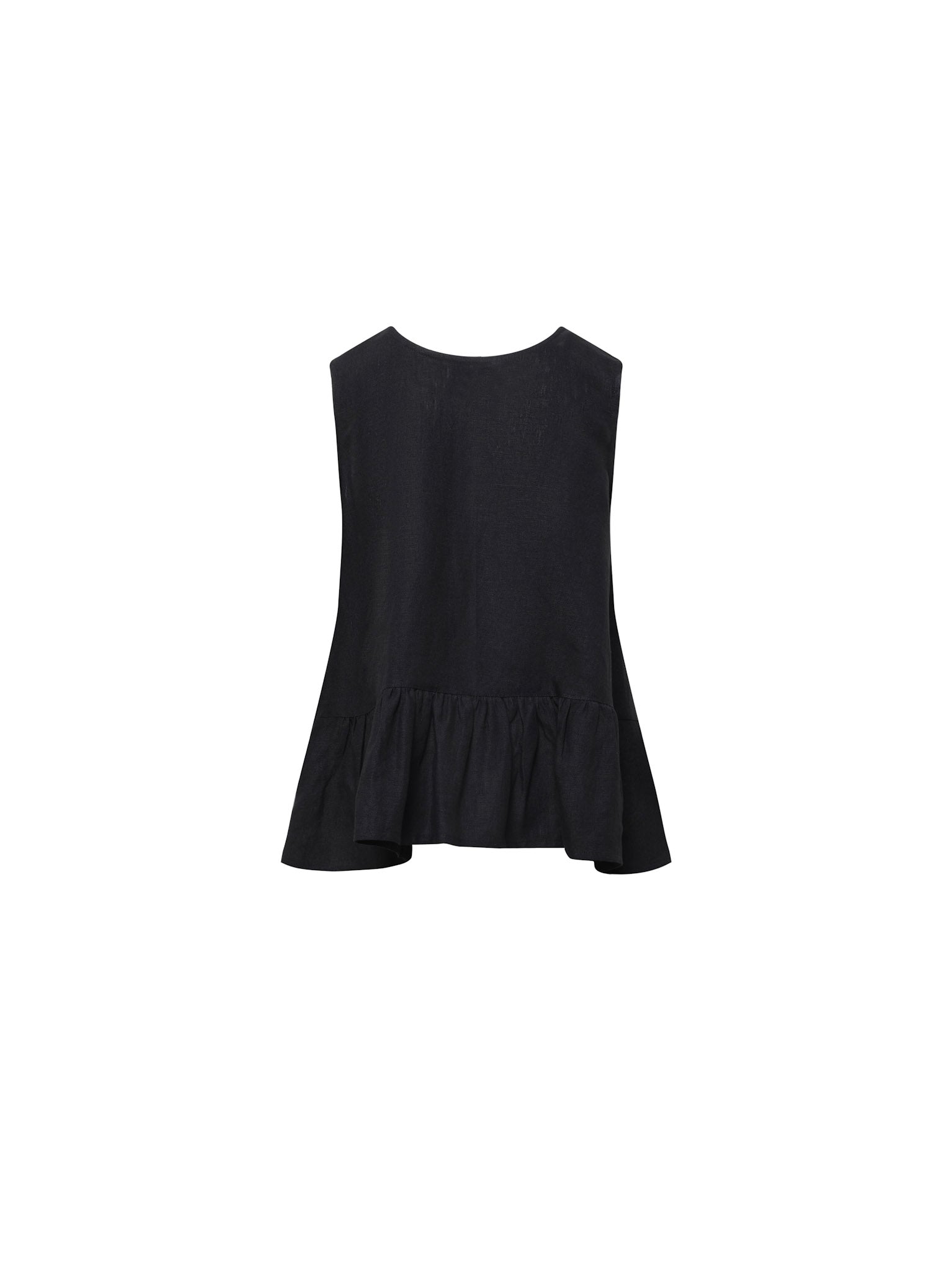 Mao Trapeze Top | Black