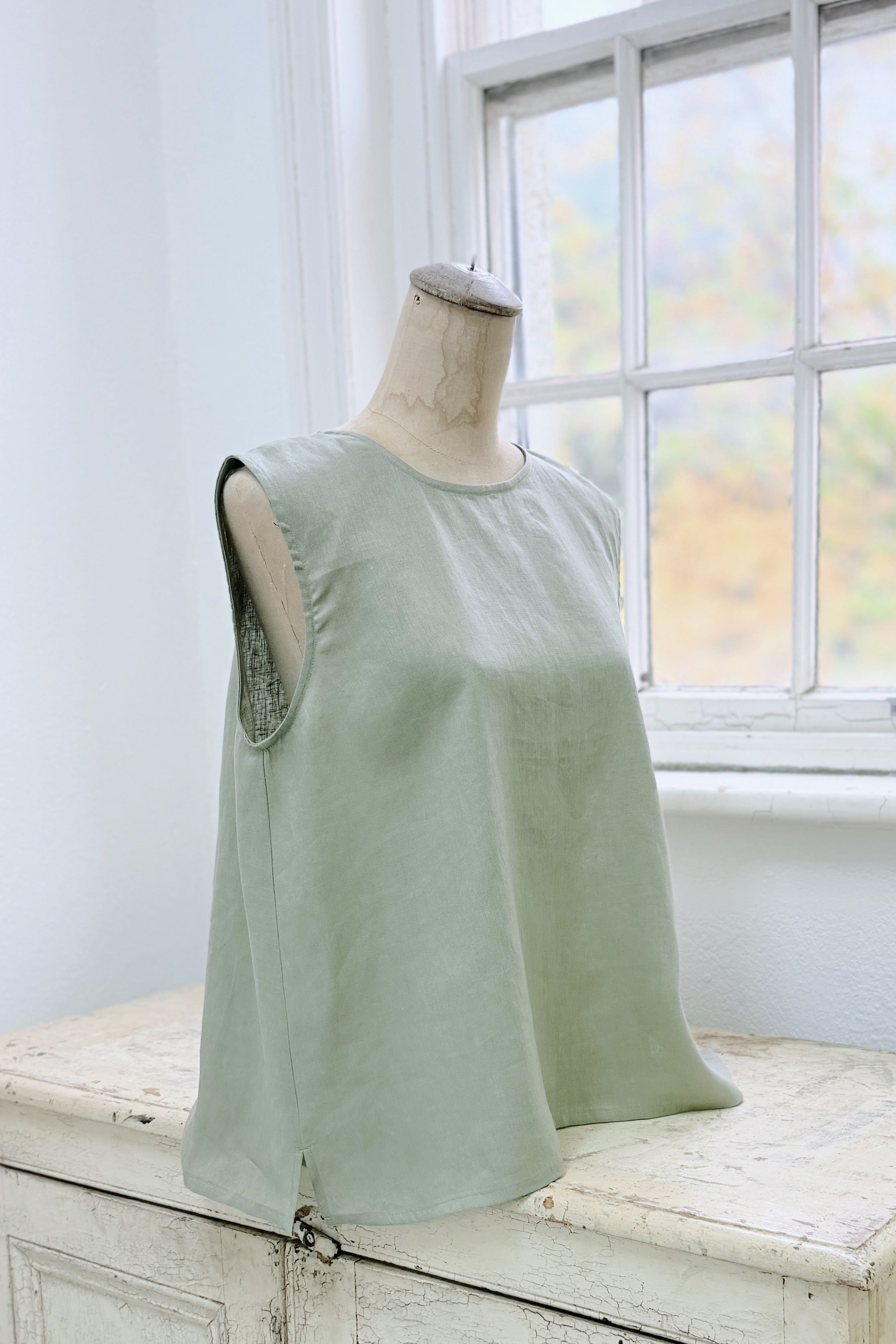 GW | Mila Top | Silver Sage | XS
