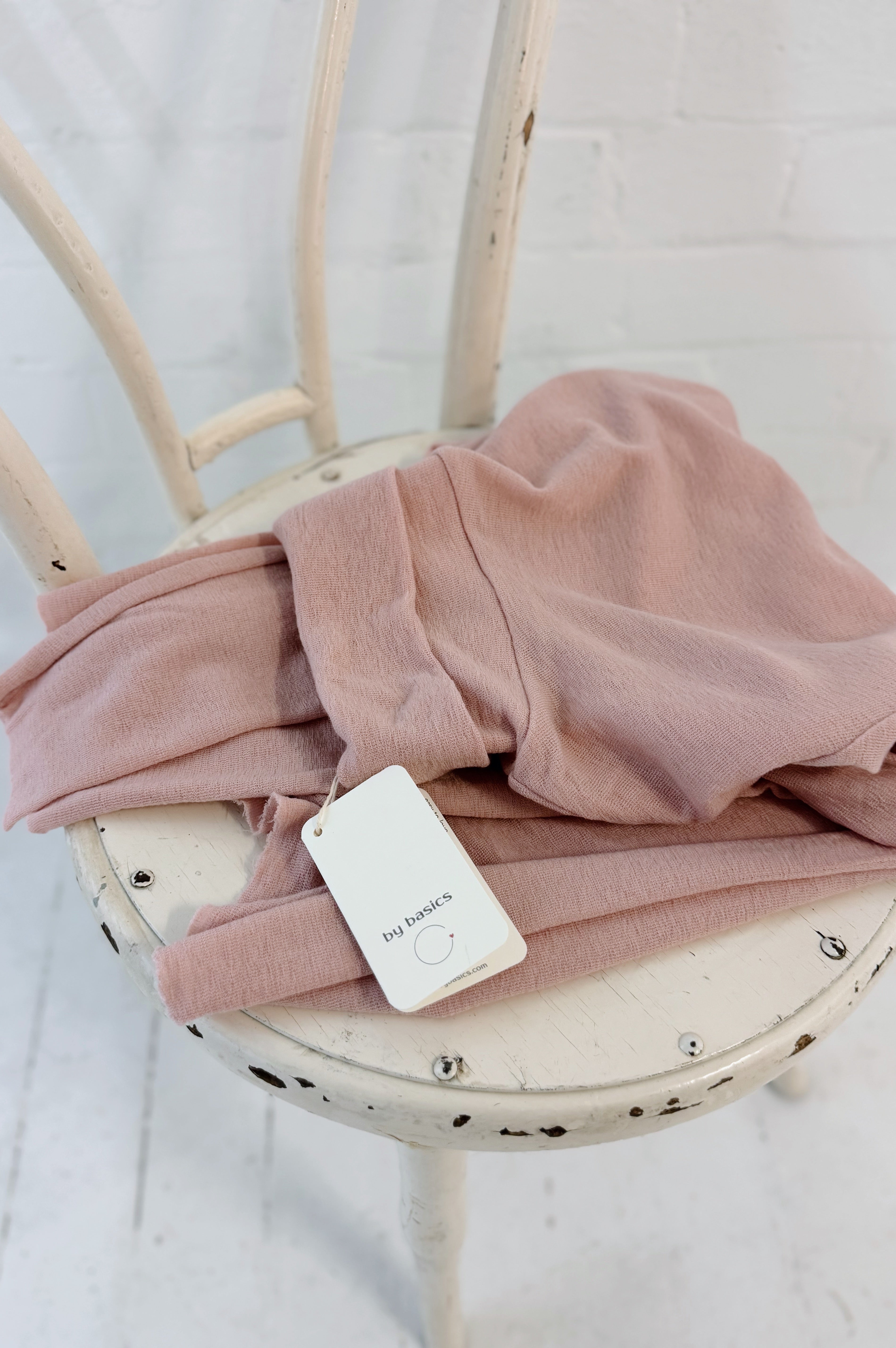 Merino Roll Neck | Rose