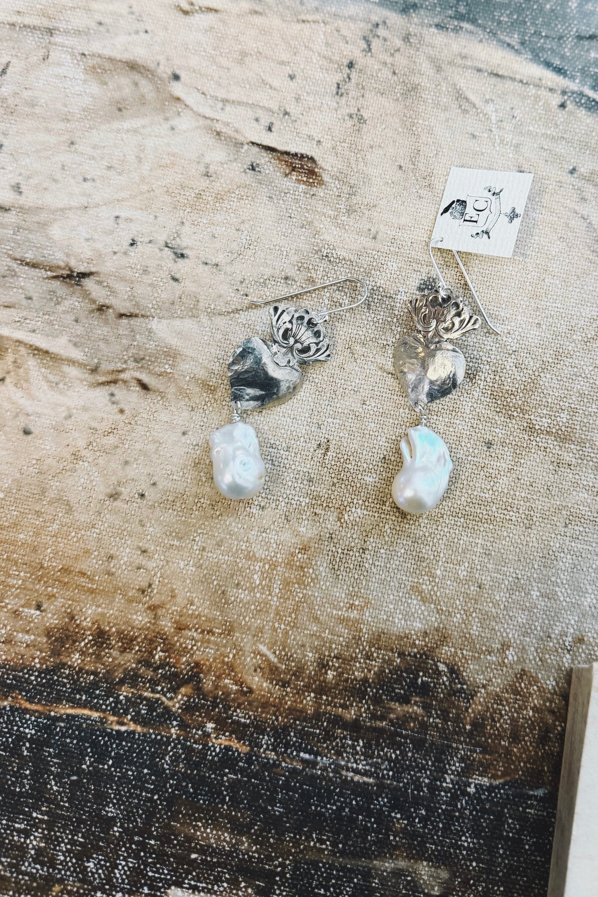 Emma Cunningham | Baroque Pearl Earrings | Marissa