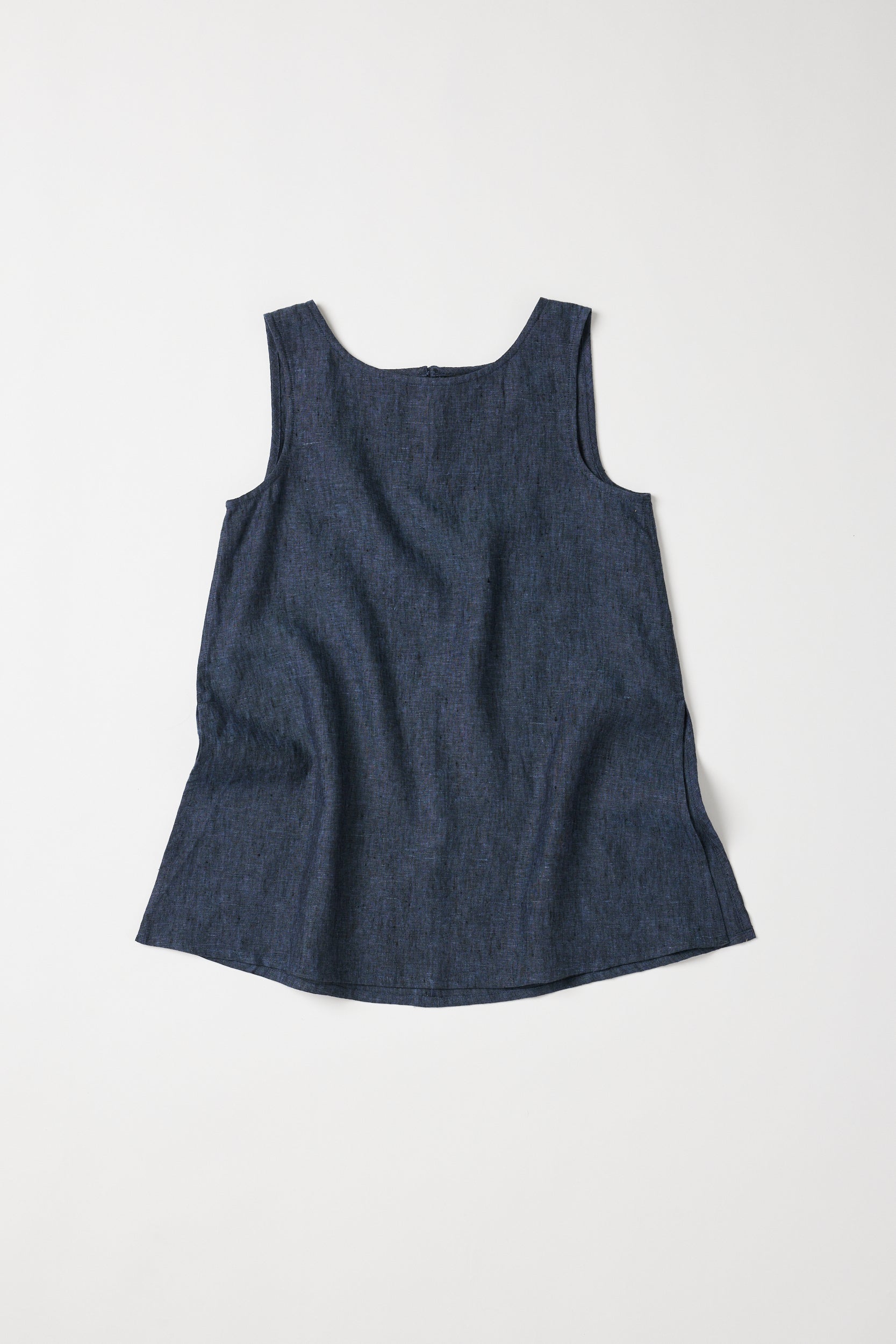 Asher Sleeveless Top | Navy