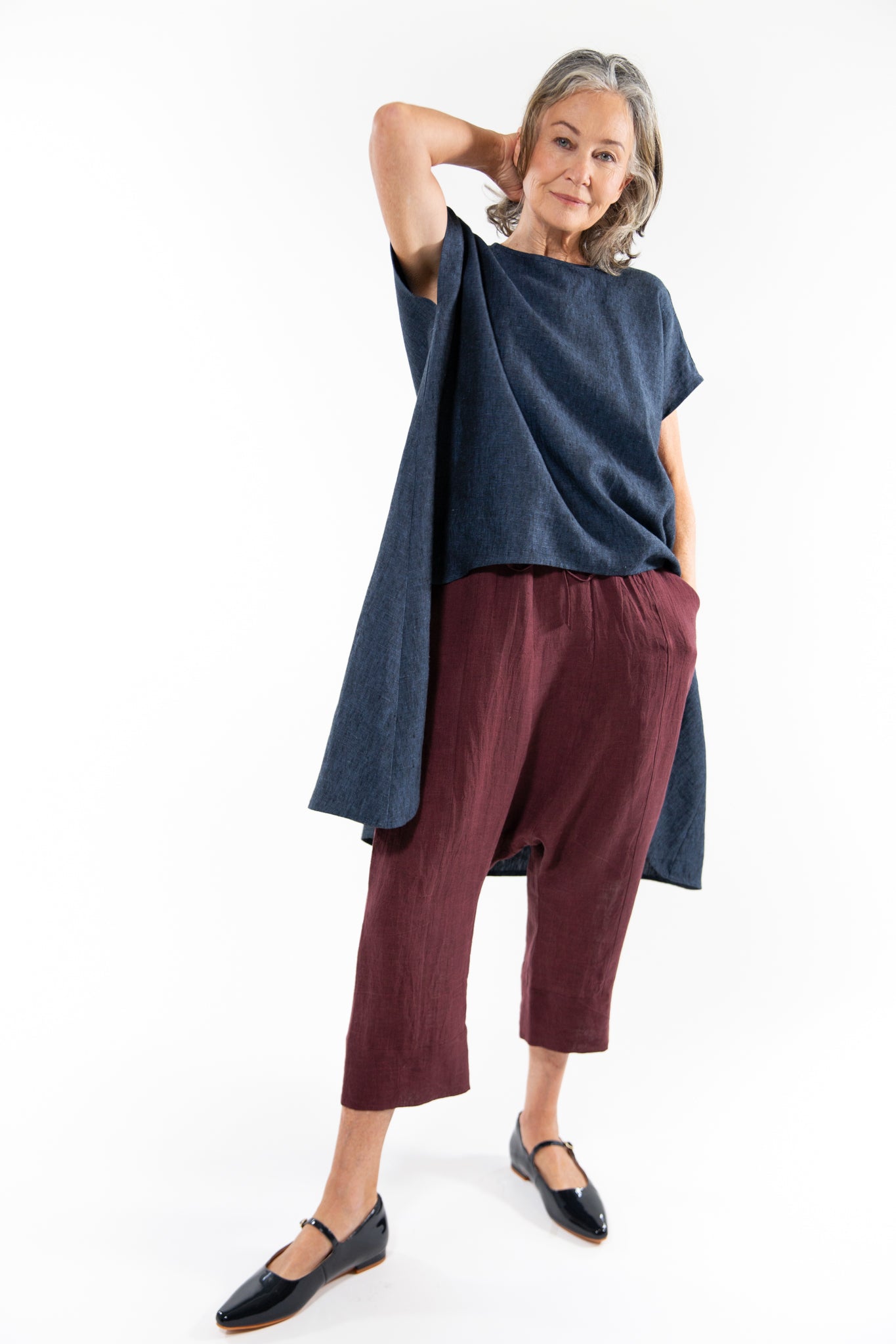 Aurora Top | Navy