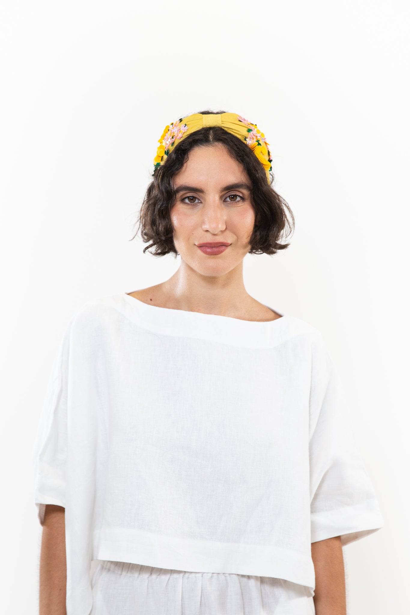 Hard Embroidered Headband | Bebe