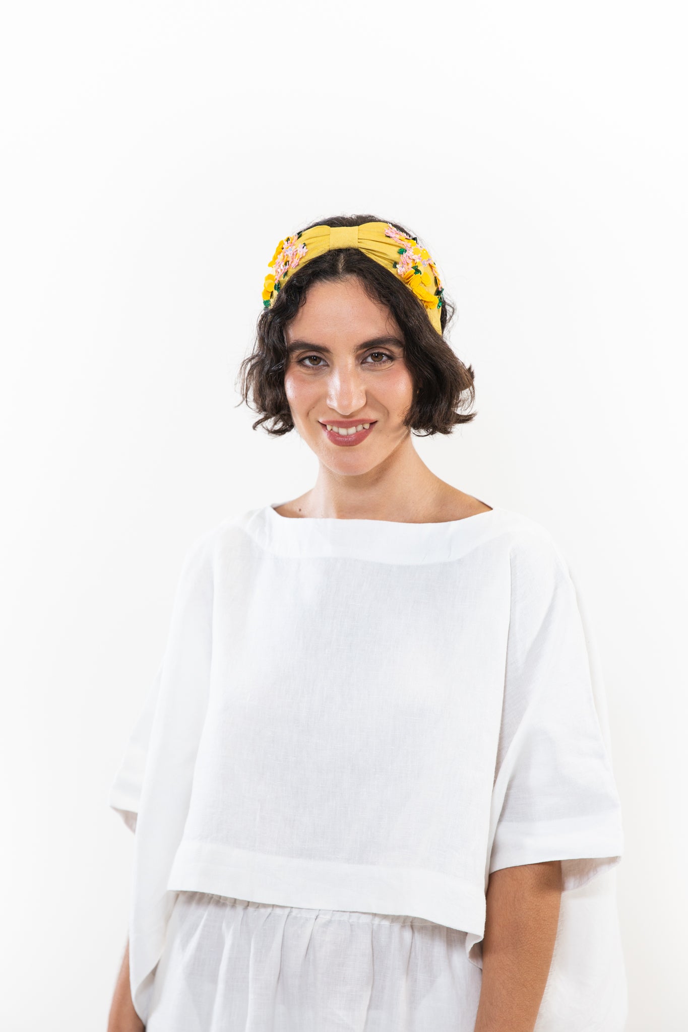 Hard Embroidered Headband | Bebe