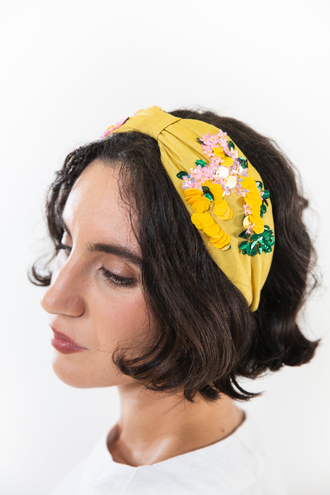 Hard Embroidered Headband | Bebe