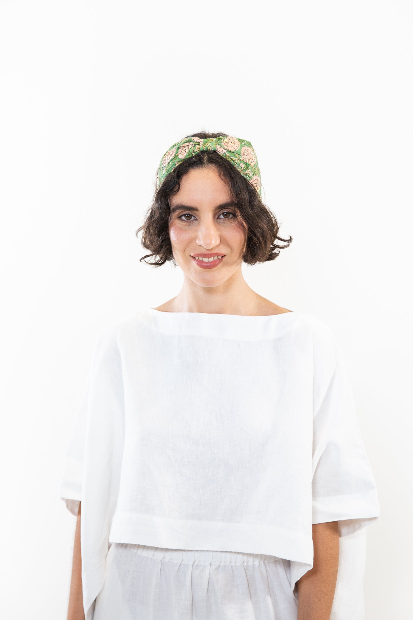 Hard Embroidered Headband | Bree