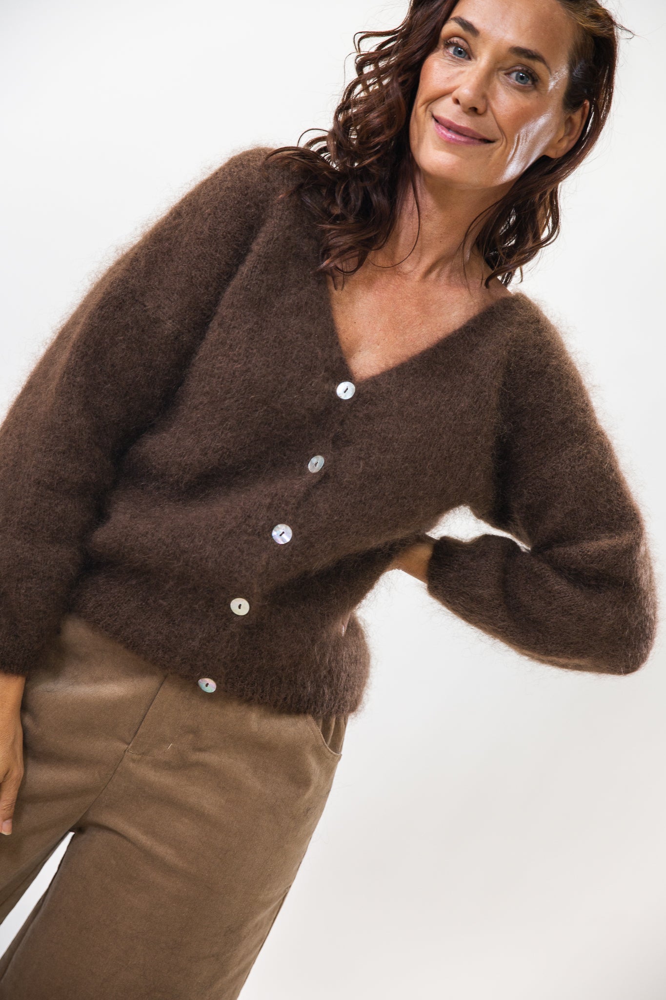 Cornelia Knit | Dark Brown