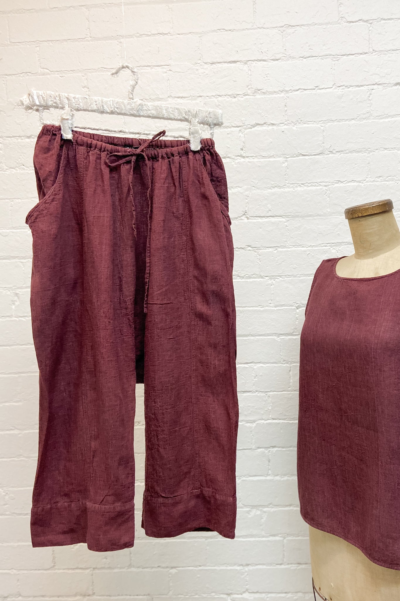 GW | Ginza Pant | Merlot | M