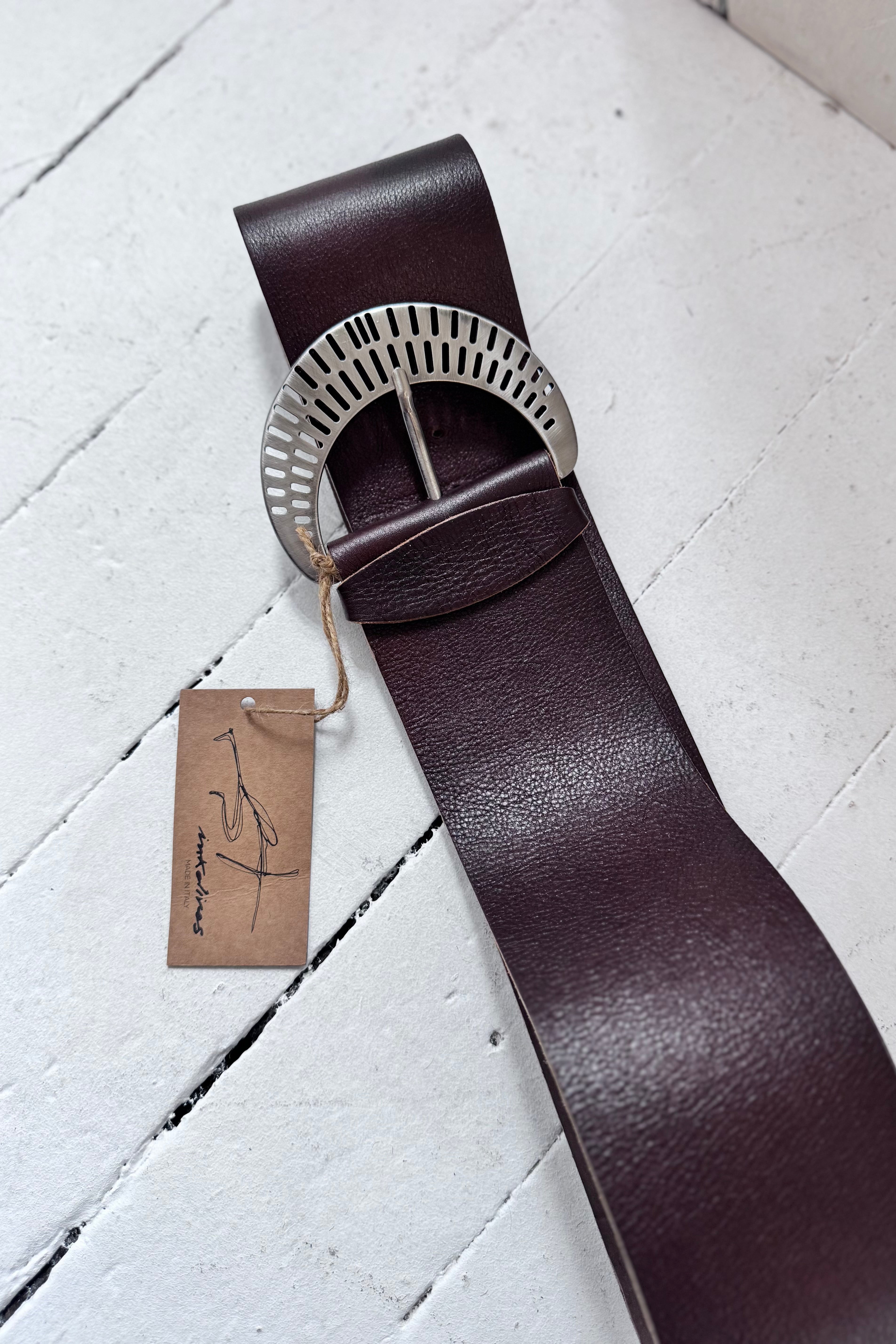 Ink Olives | Quercia Belt | Chocolate