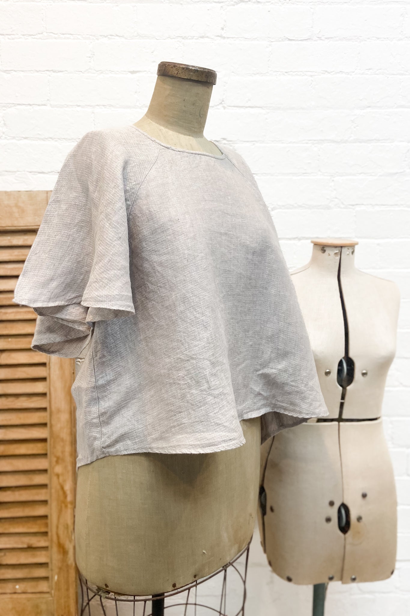 GW | Masie Top | Stone Gauze | L