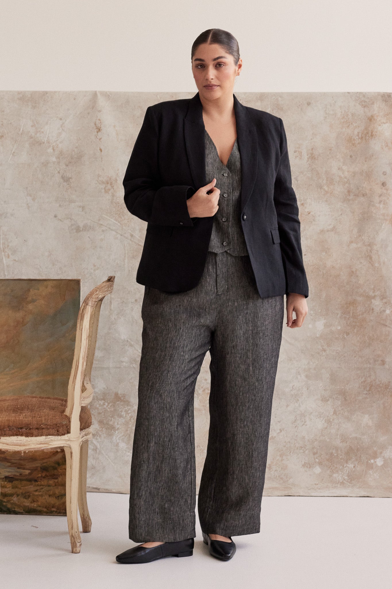 Brooklyn Fitted Blazer | Black