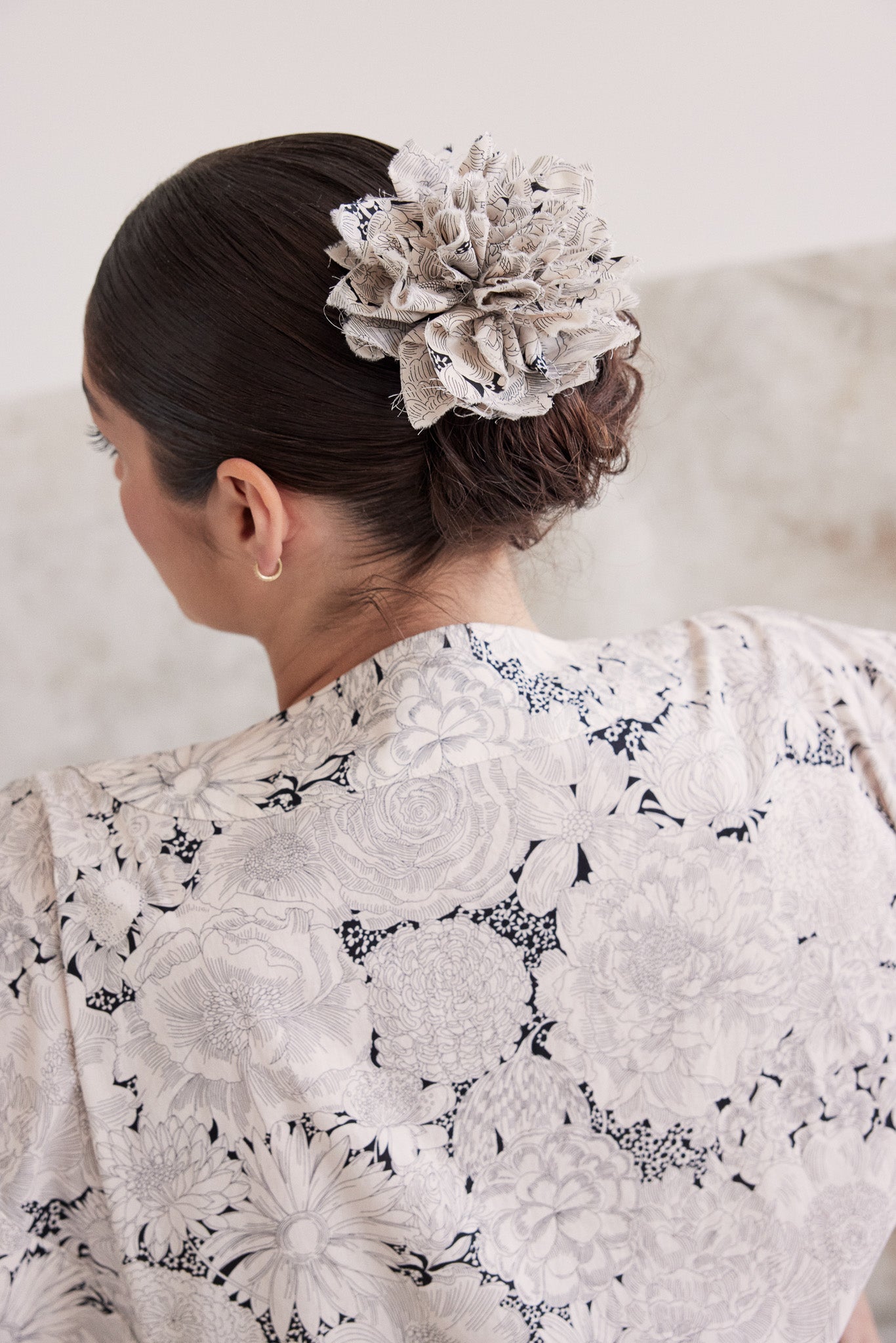 Fabric Flower Brooch | English Bloom Liberty