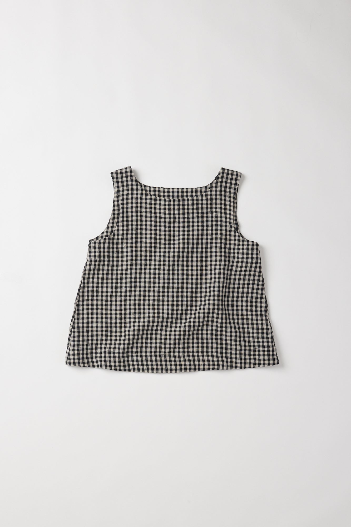 Ellis Shell Top | Black Gingham