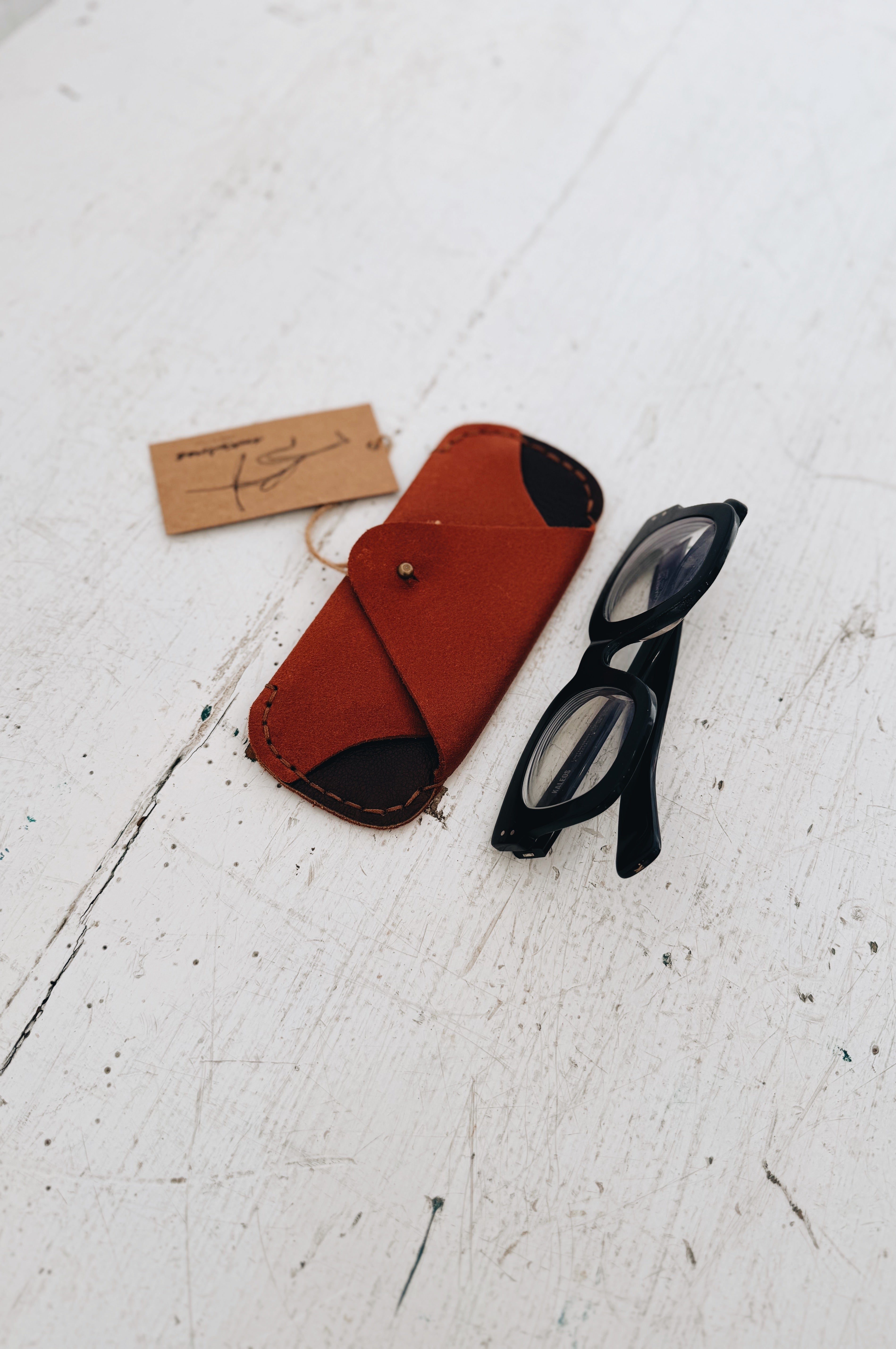 Ink Olives | Glasses Case | Rust