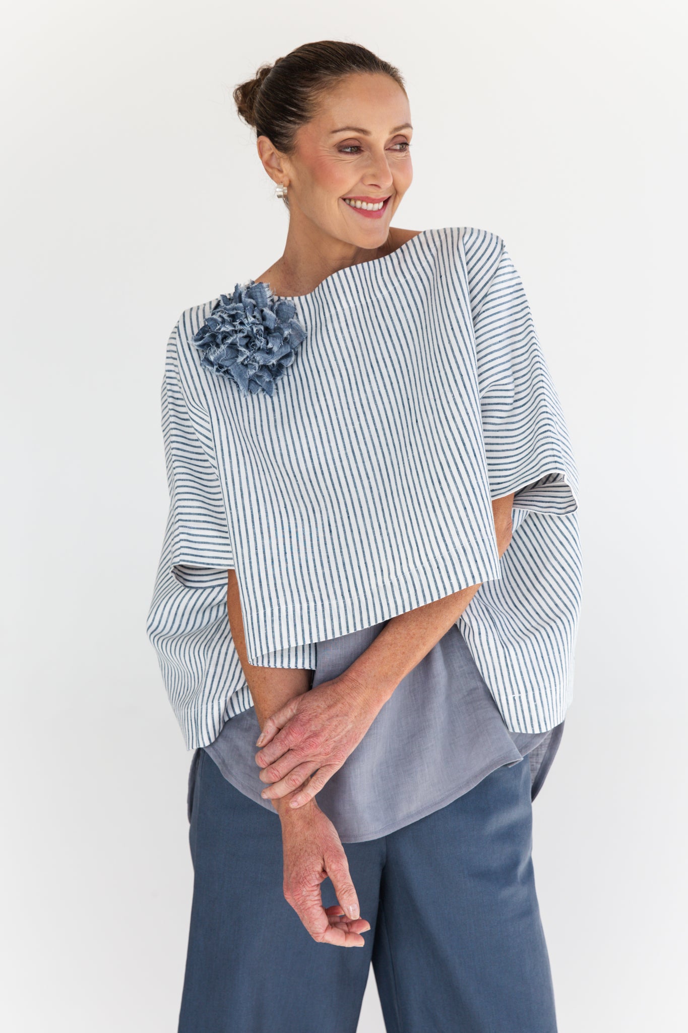 Fabric Flower Brooch | Bluestone