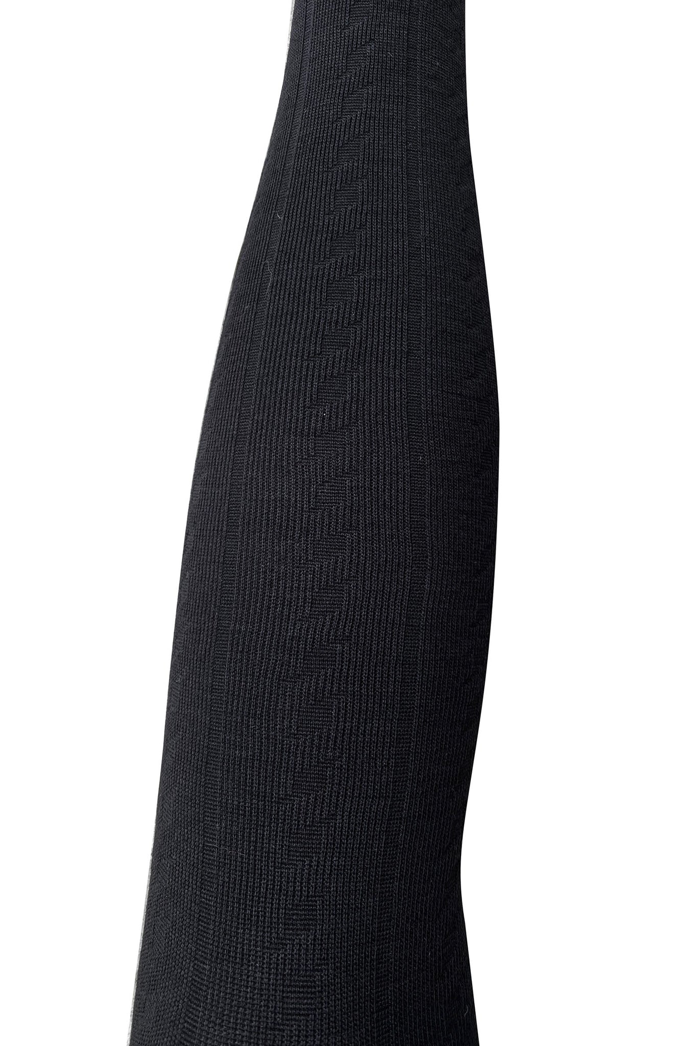 Tightology | Form Black Merino Wool Tights