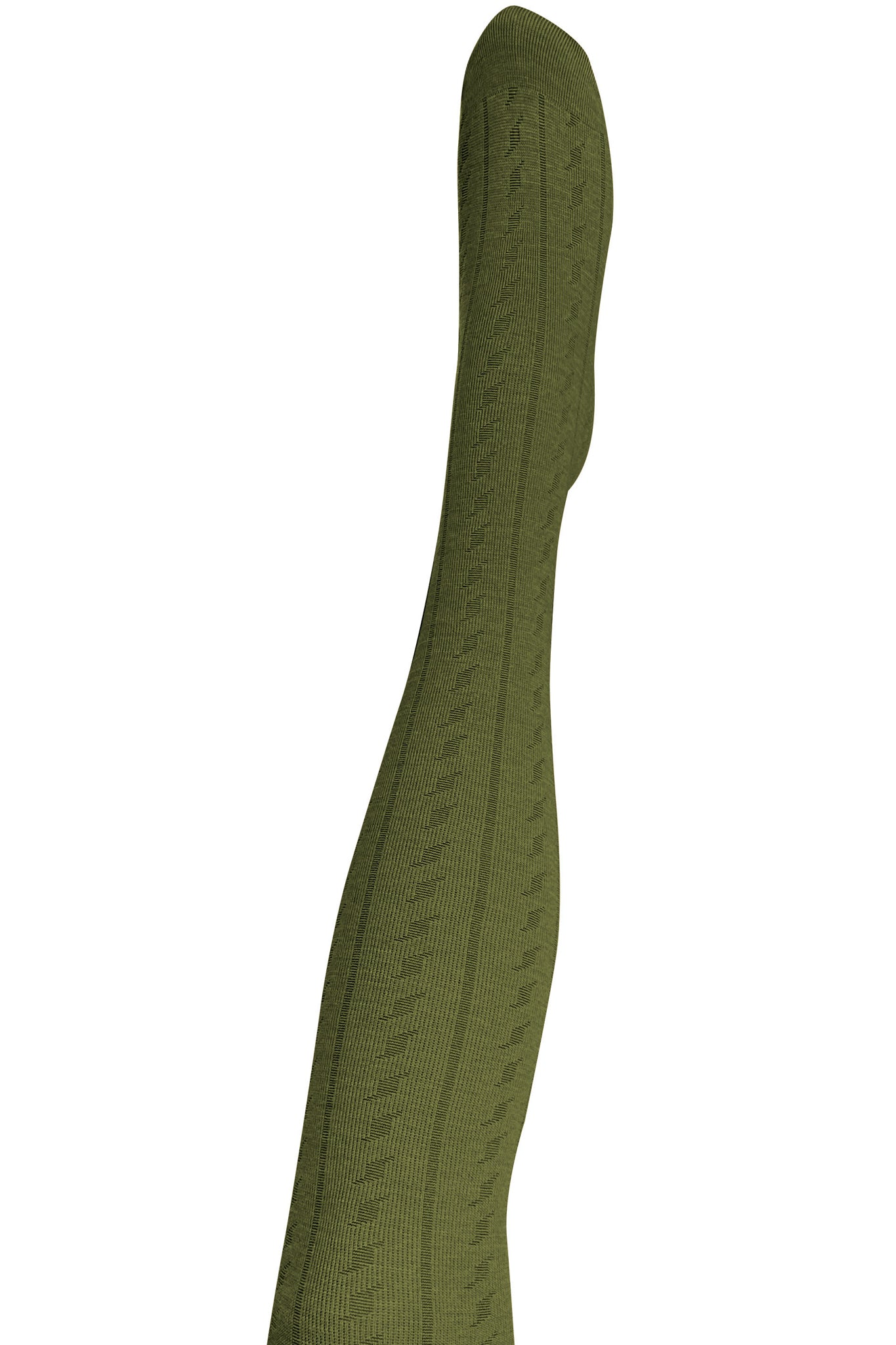 Tightology | Form Green Merino Wool Tights