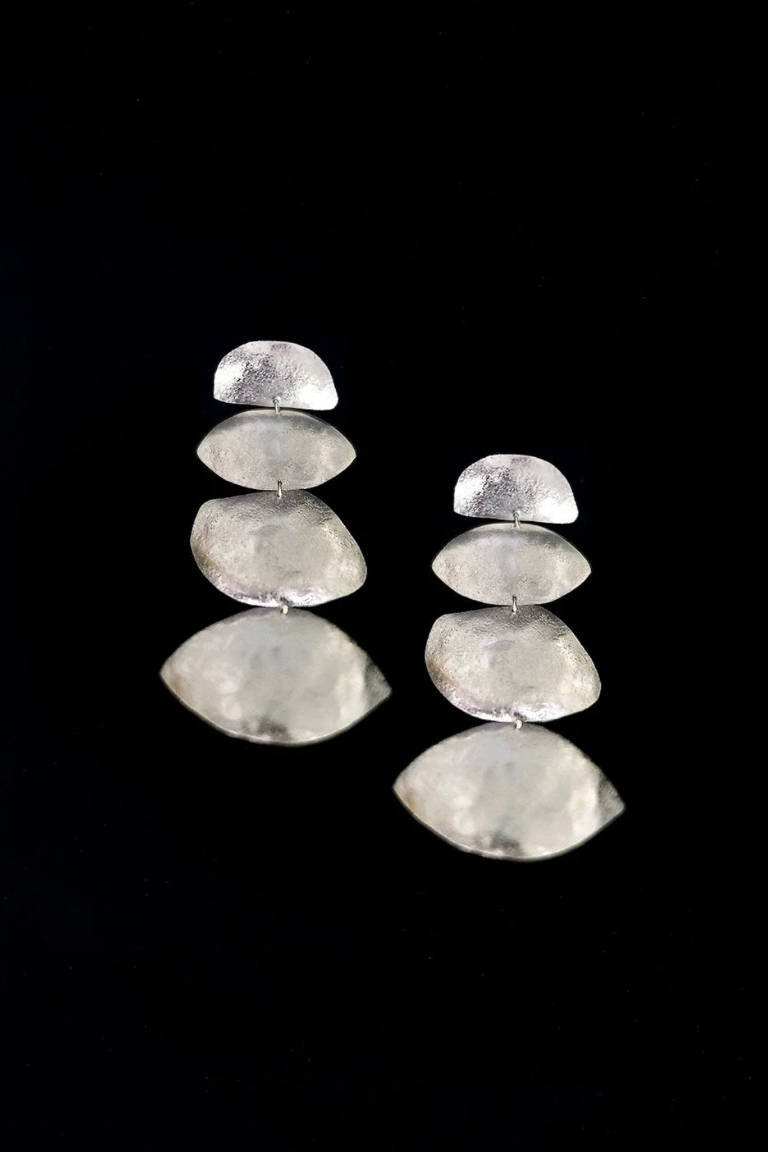 EWA Tribal | Moro Luxe Earrings | Silver