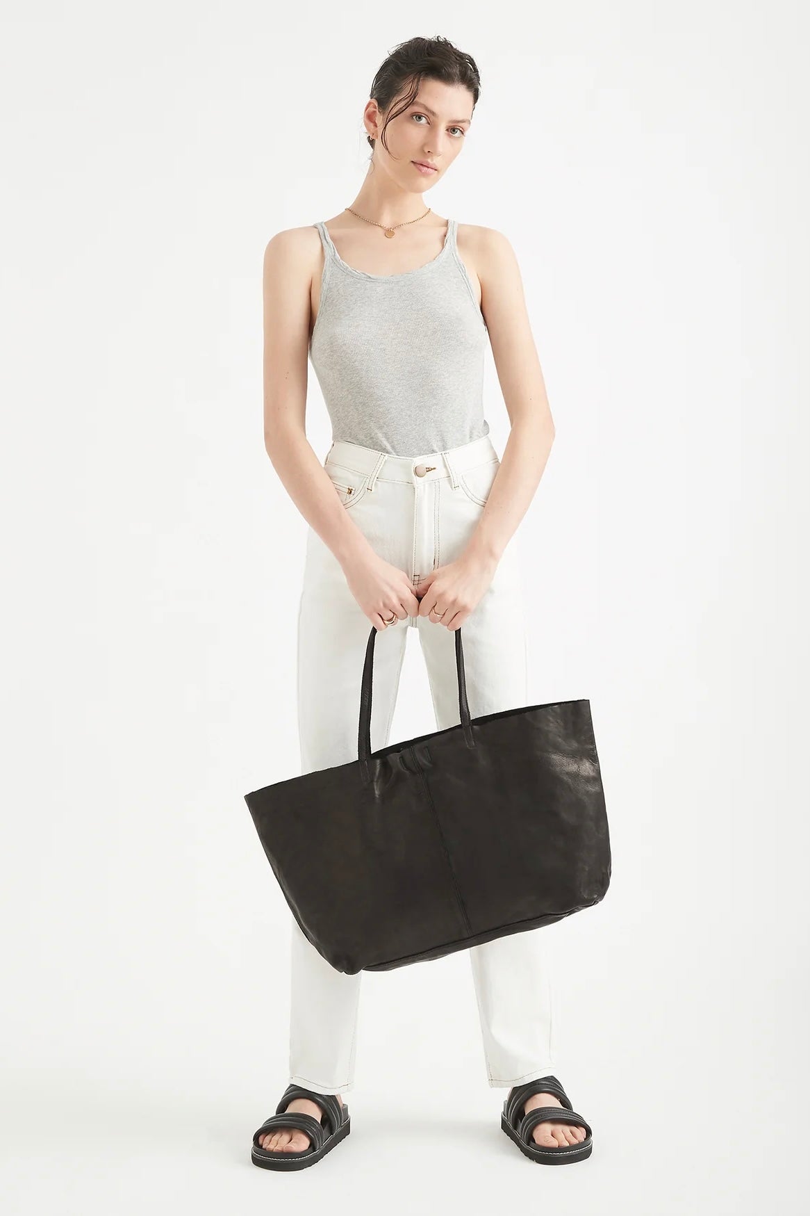 JuJu & Co | Unlined Tote | Black